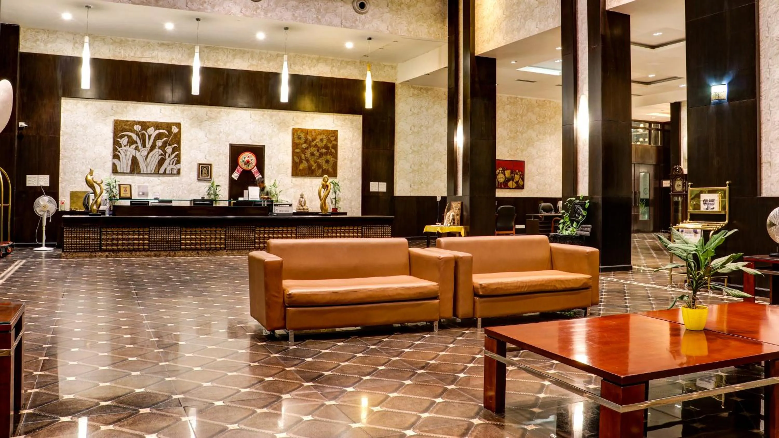 Seating area in The Greenwood, Tezpur