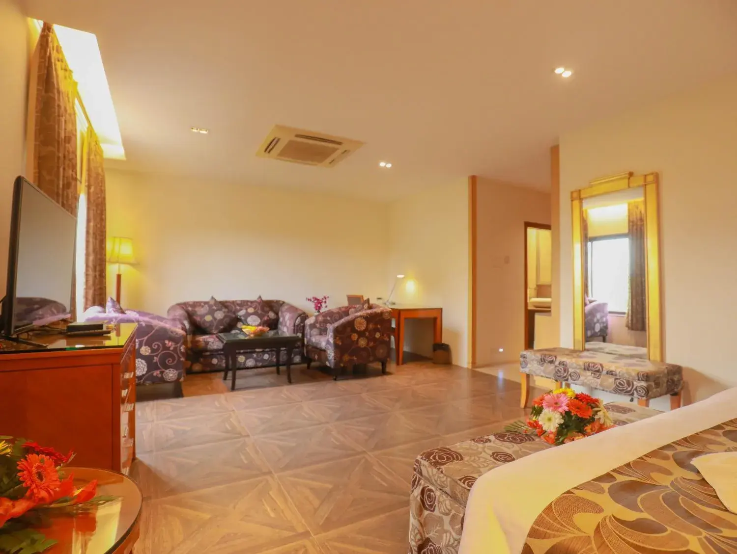 Seating area, Bed in The Greenwood, Tezpur Seating area, Bed in The Greenwood, Tezpur