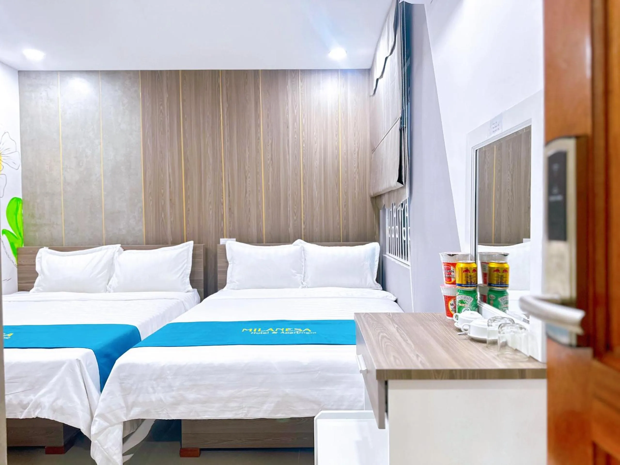 Bed in Milanesa Hotel and Apartment