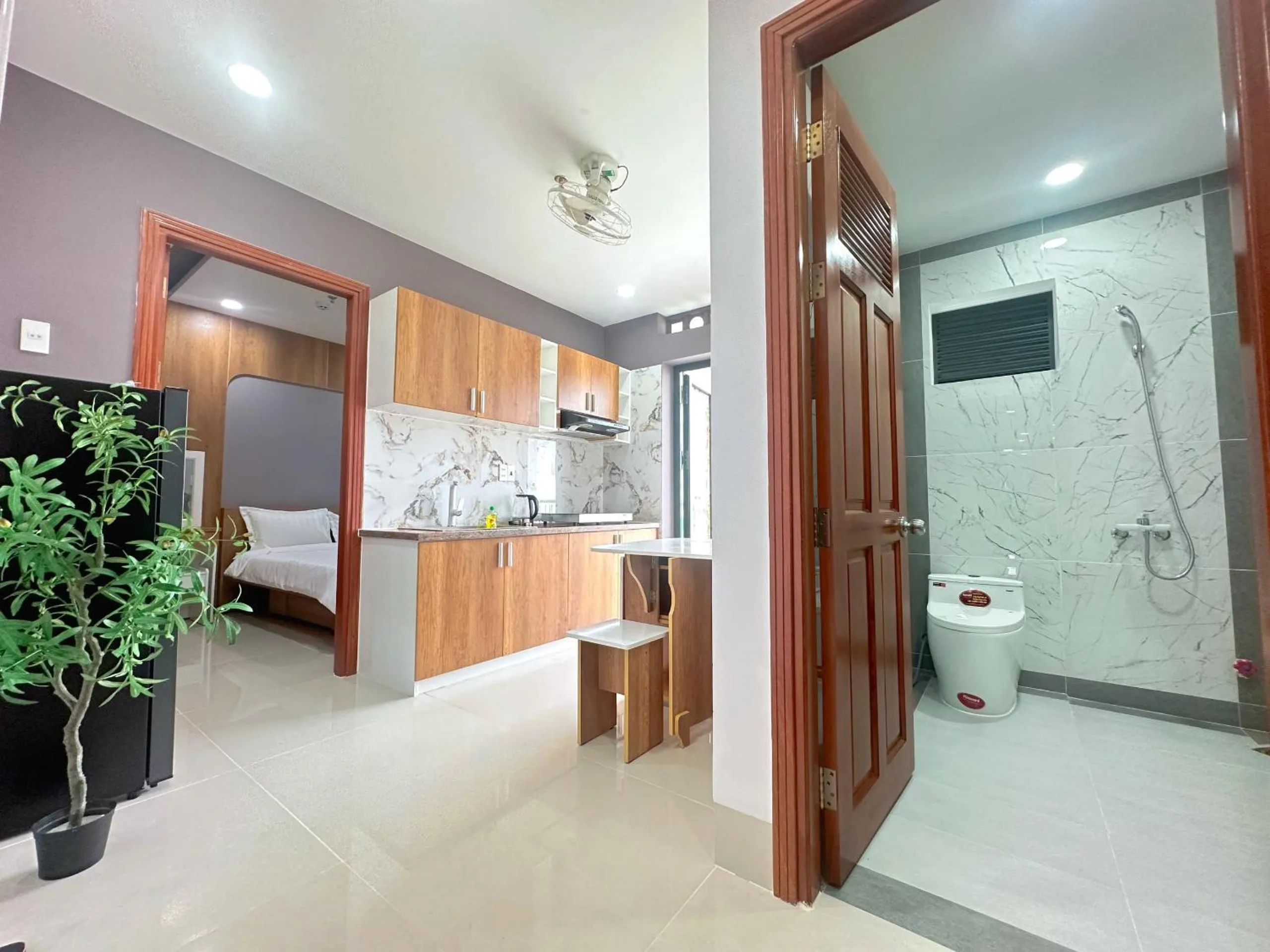 Shower in Milanesa Hotel and Apartment