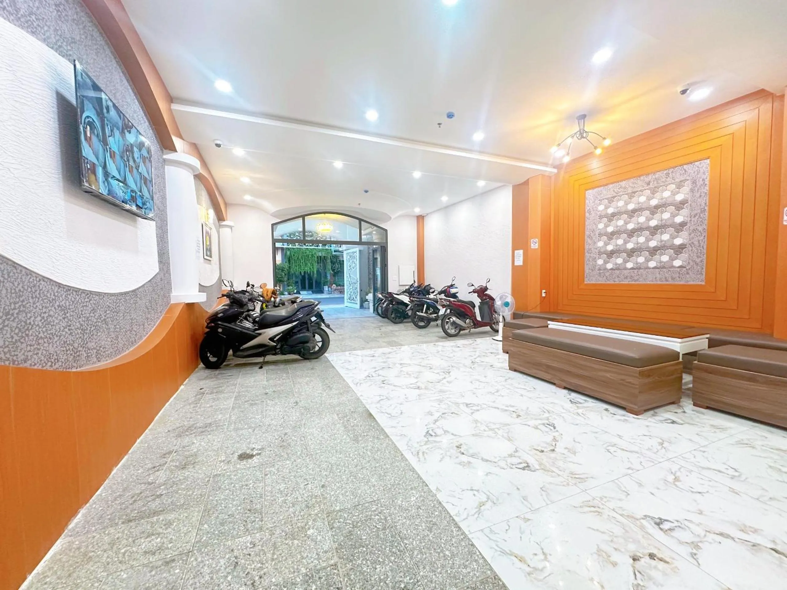 Living room in Milanesa Hotel and Apartment