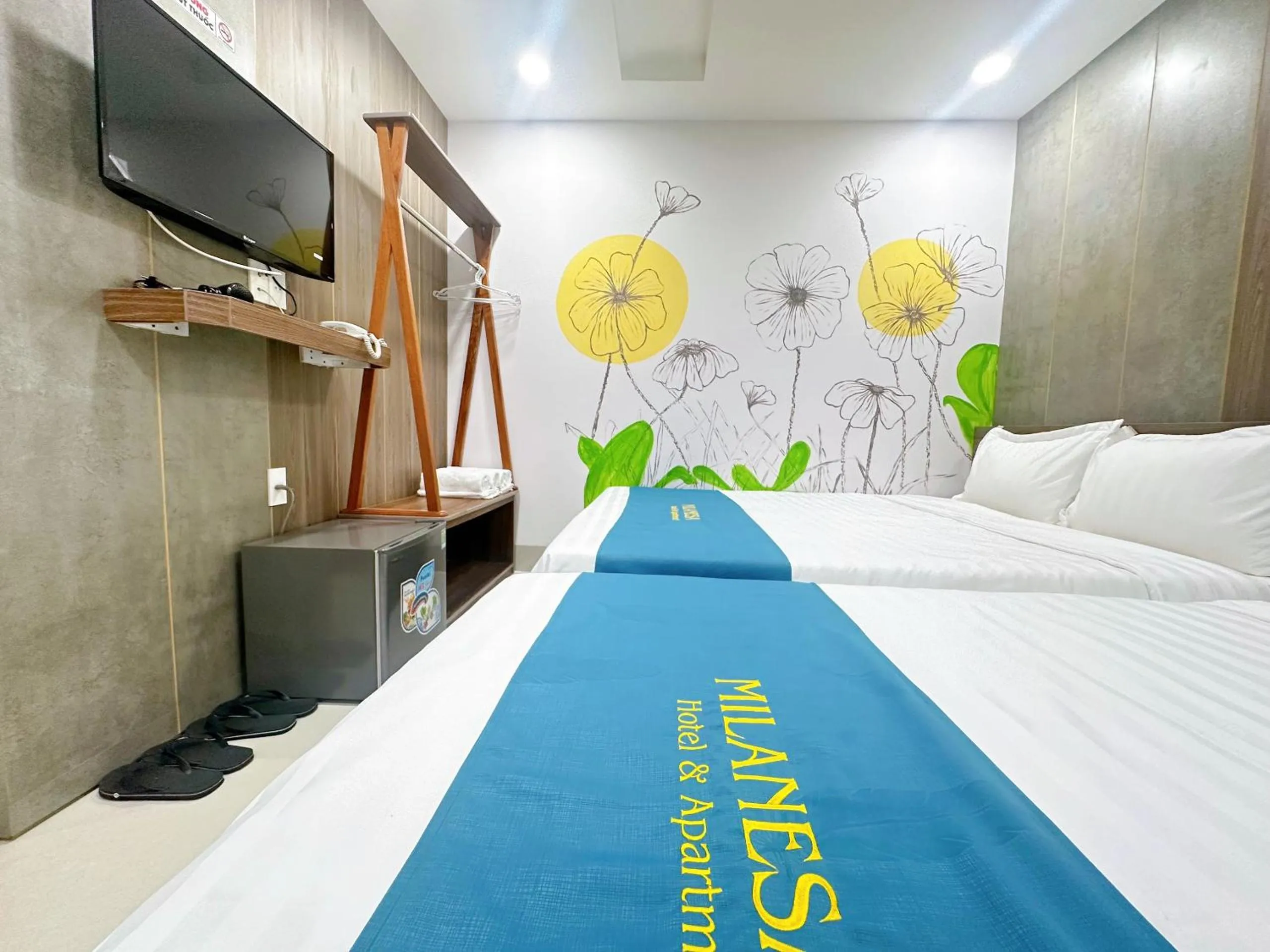 Bed in Milanesa Hotel and Apartment