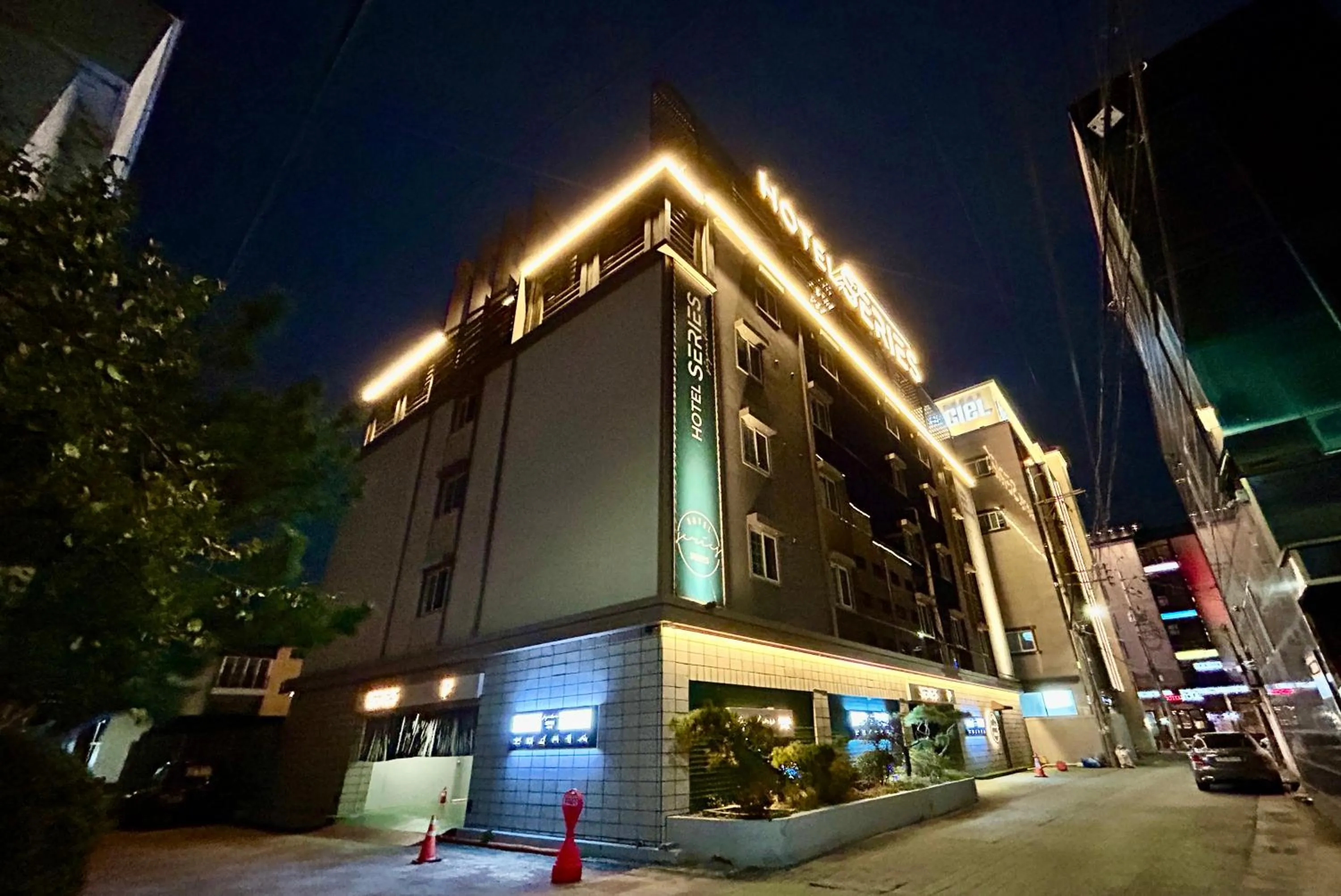 Property building in Series hotel