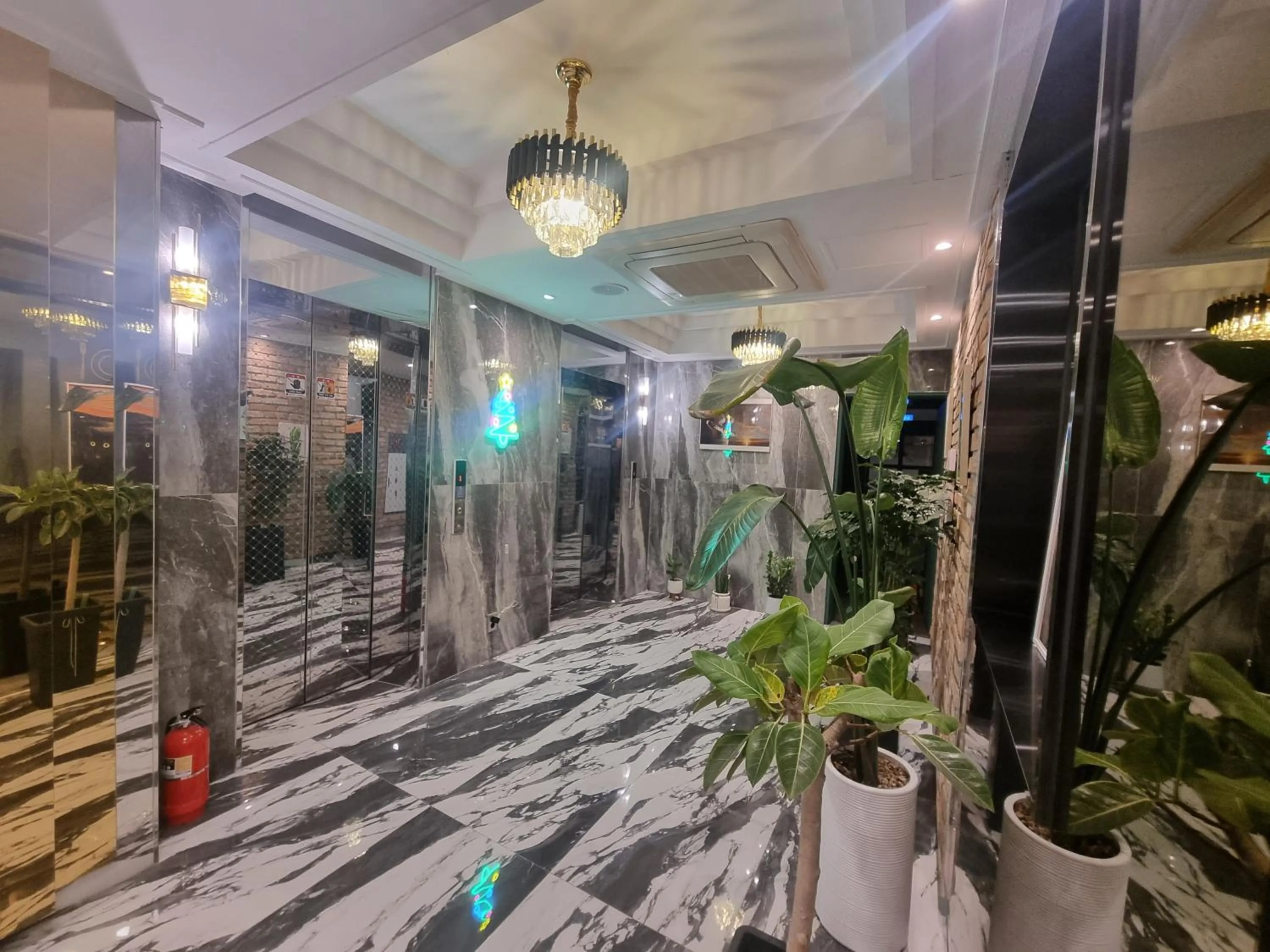 Property building in Series hotel