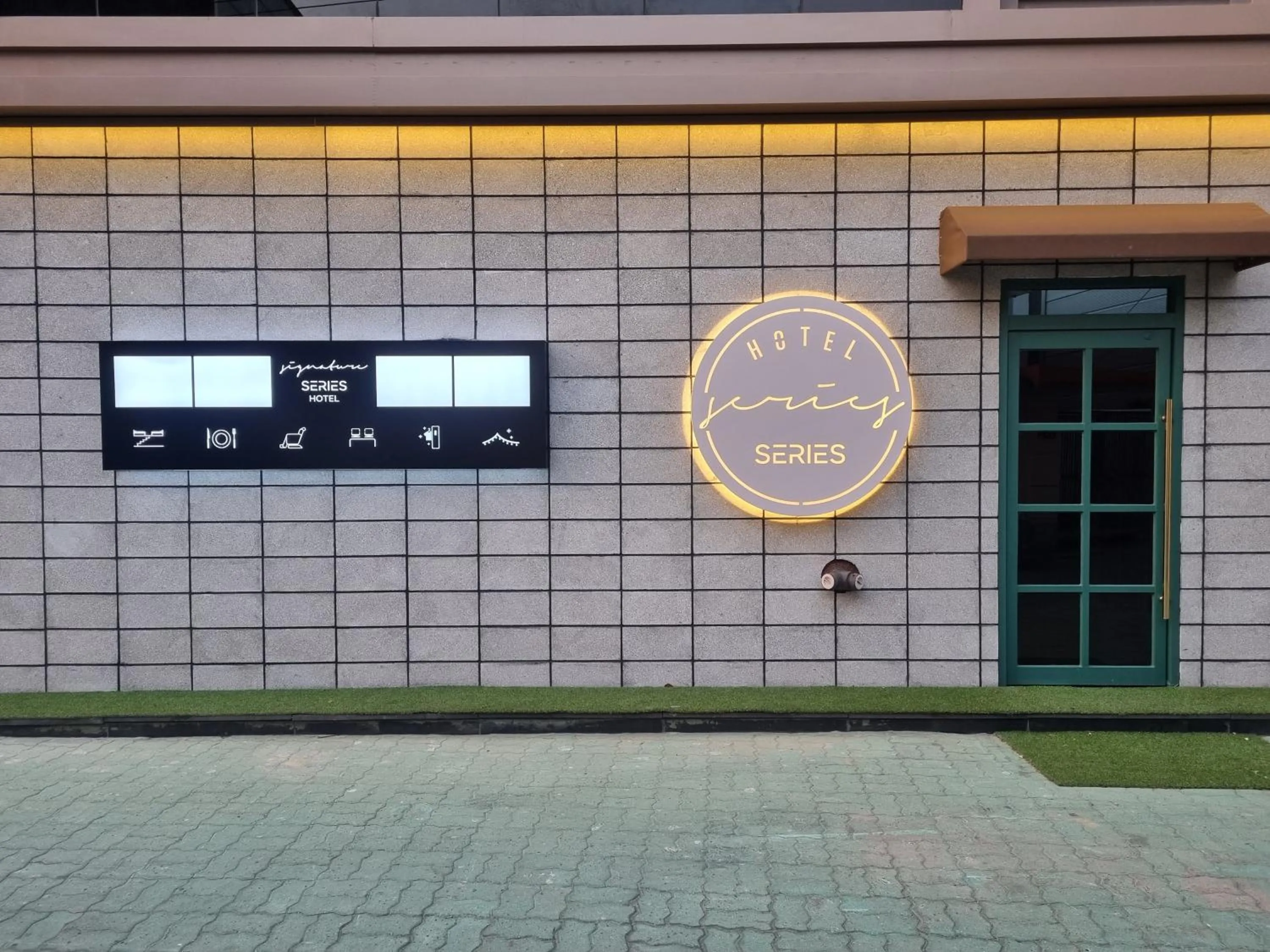 Property building in Series hotel