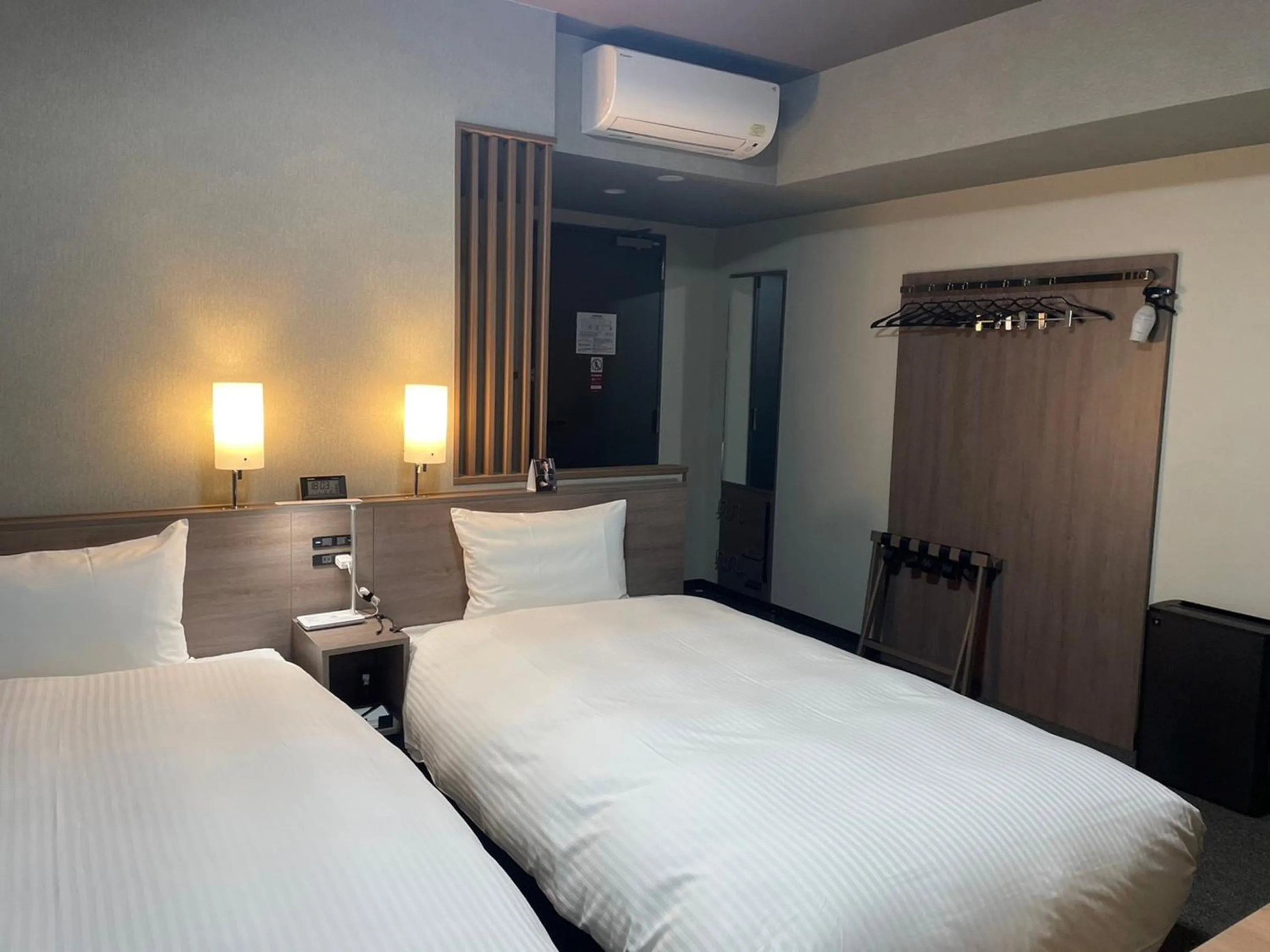 Photo of the whole room, Bed in Hotel Route Inn Fukushima Nishi Inter