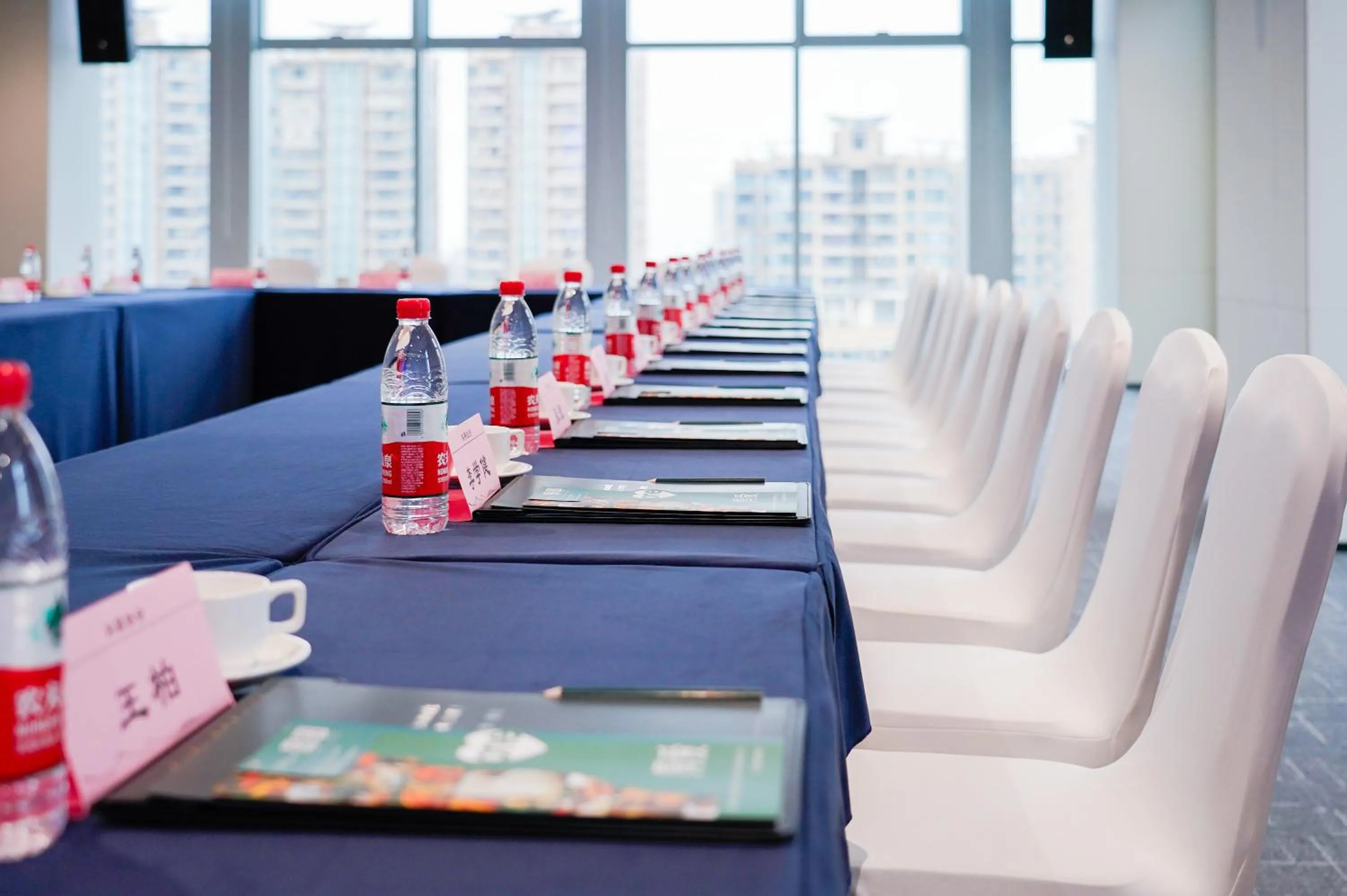 Meeting/conference room in Shan Zhi Ye Serviced Apartment Hotel - Houjie Wanda Plaza Liaoxia Subway Station