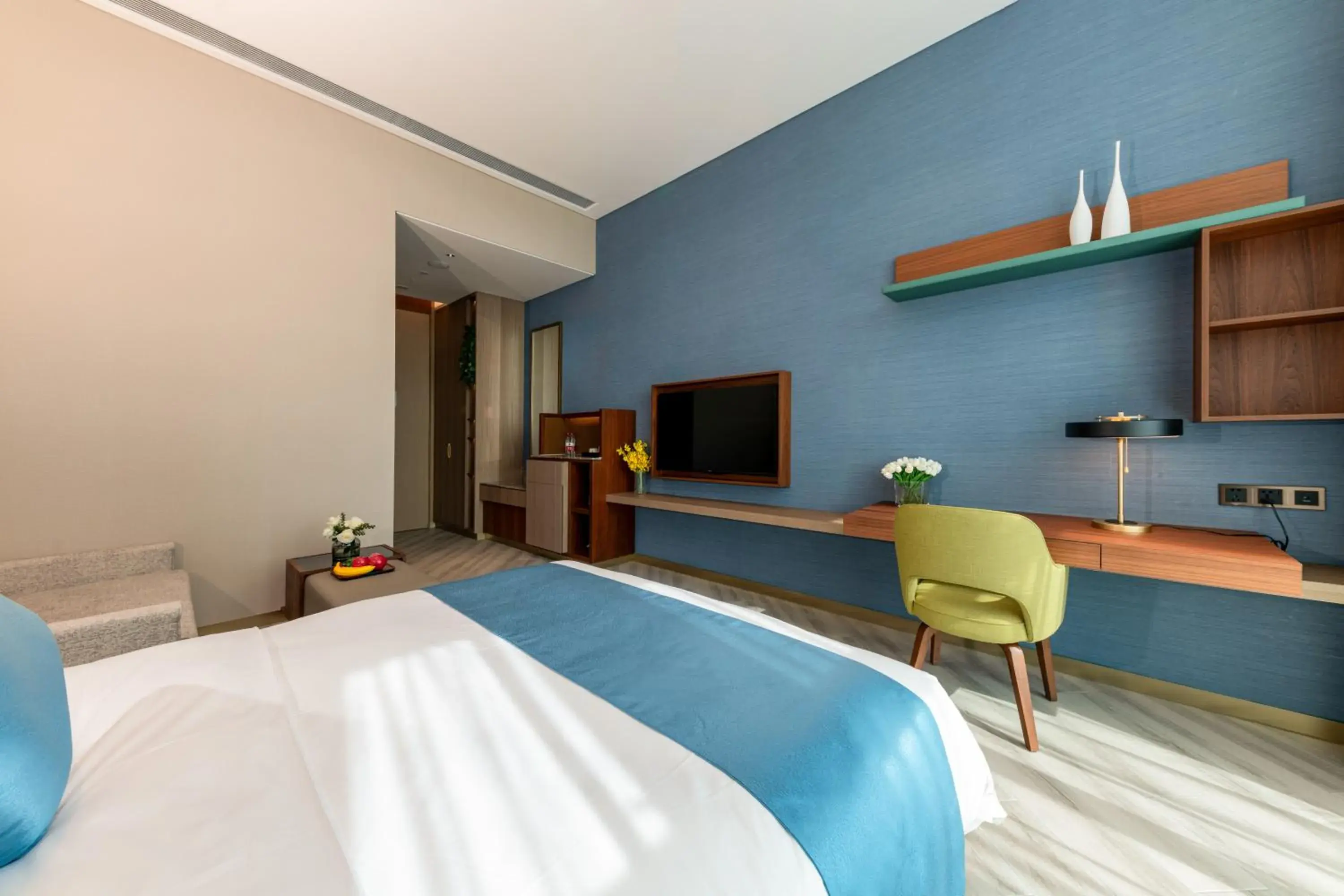 Deluxe Queen Room in Shan Zhi Ye Serviced Apartment Hotel - Houjie Wanda Plaza Liaoxia Subway Station Deluxe Queen Room in Shan Zhi Ye Serviced Apartment Hotel - Houjie Wanda Plaza Liaoxia Subway Station