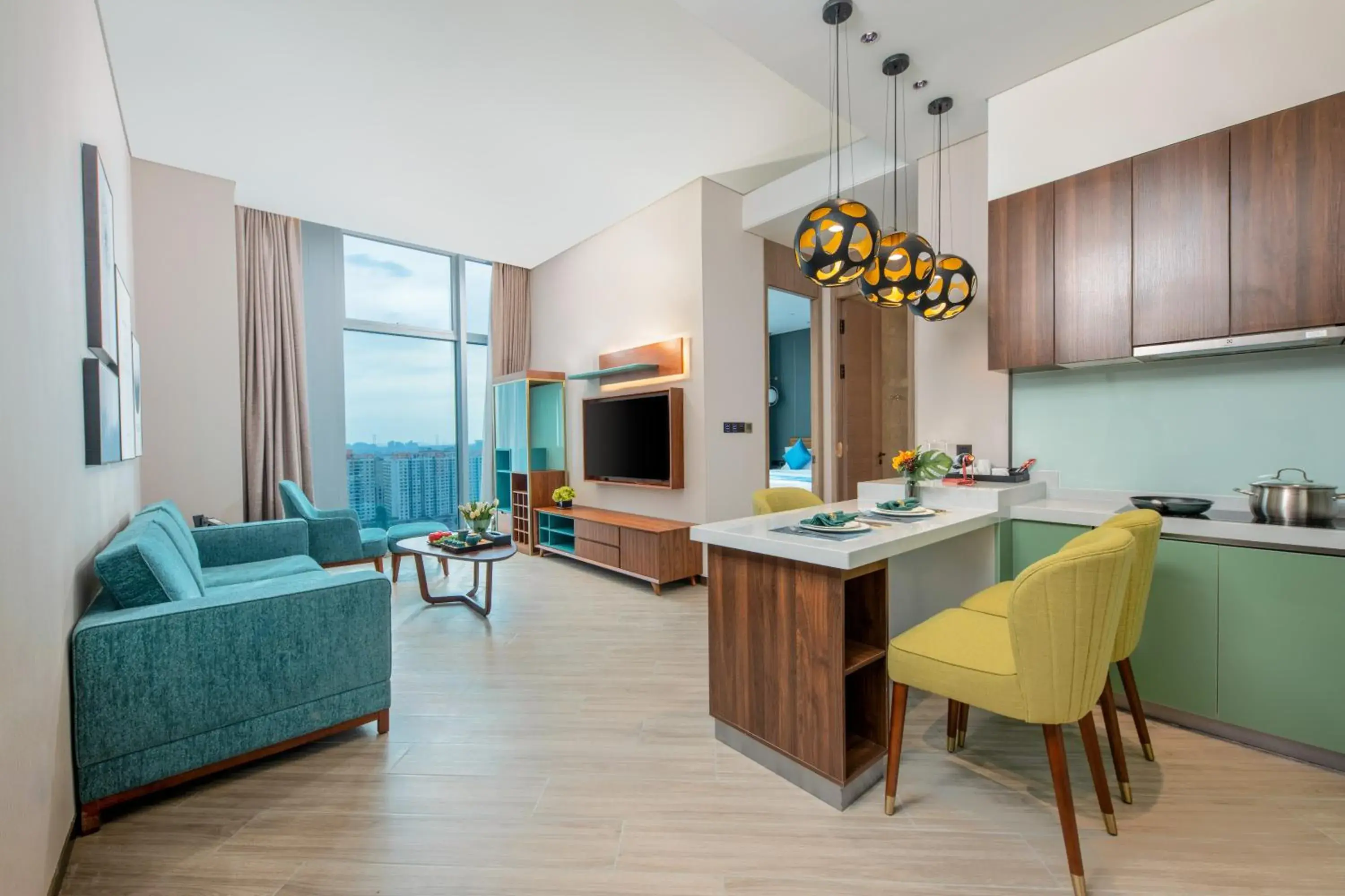 Two-Bedroom Suite in Shan Zhi Ye Serviced Apartment Hotel - Houjie Wanda Plaza Liaoxia Subway Station Two-Bedroom Suite in Shan Zhi Ye Serviced Apartment Hotel - Houjie Wanda Plaza Liaoxia Subway Station
