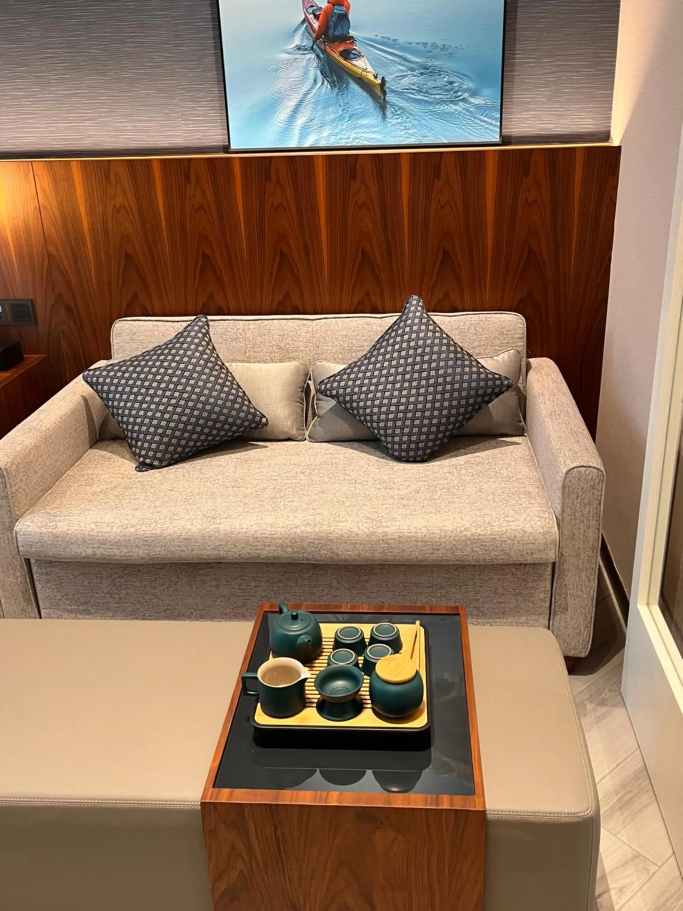 Coffee/tea facilities in Shan Zhi Ye Serviced Apartment Hotel - Houjie Wanda Plaza Liaoxia Subway Station