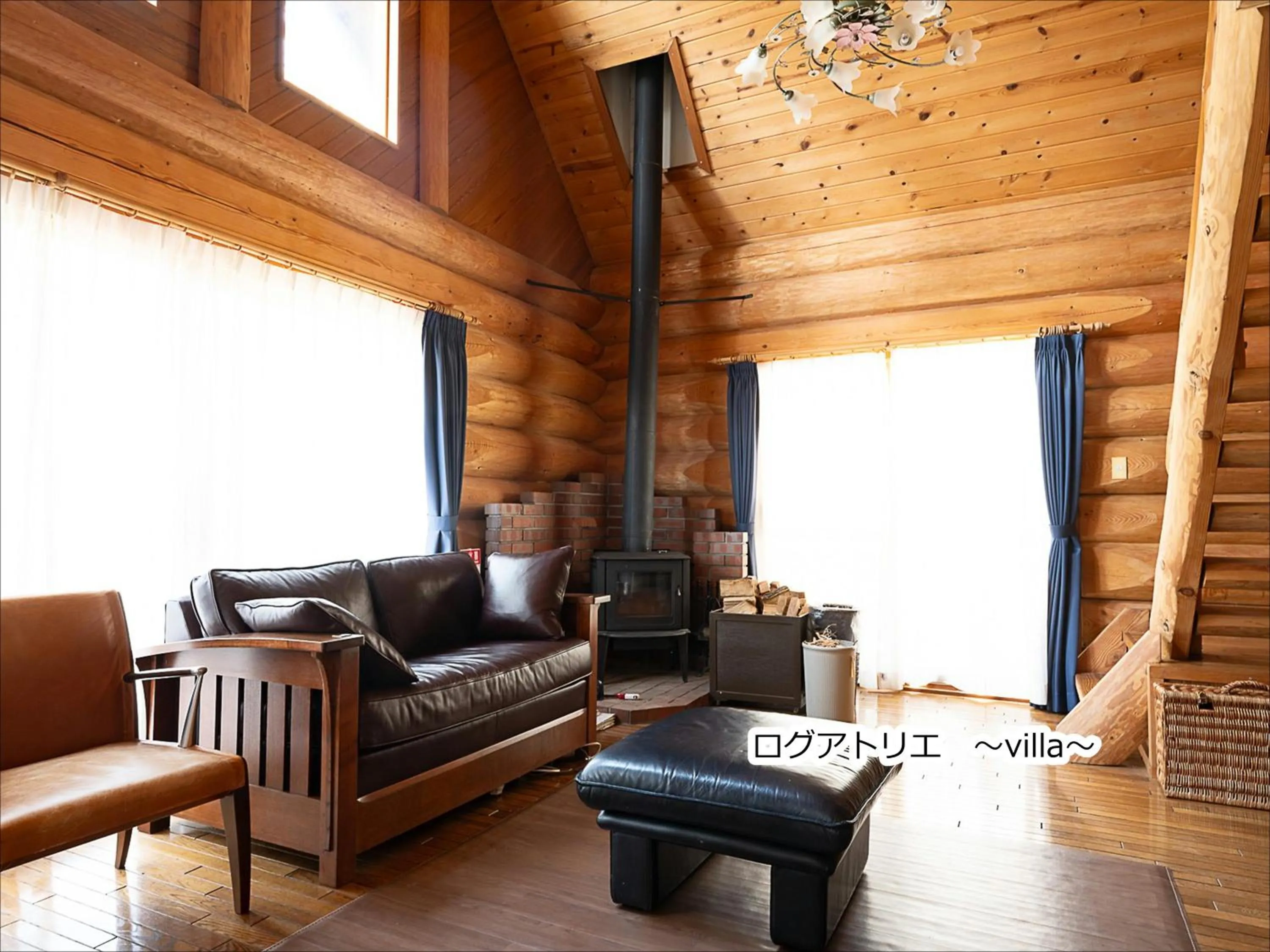 Living room in Kobuchizawa Art&Wellness IKIGAI - VILLAS