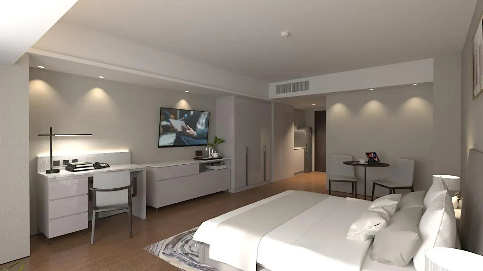 Bedroom, Bed in Oakwood Makati Avenue Bedroom, Bed in Oakwood Makati Avenue