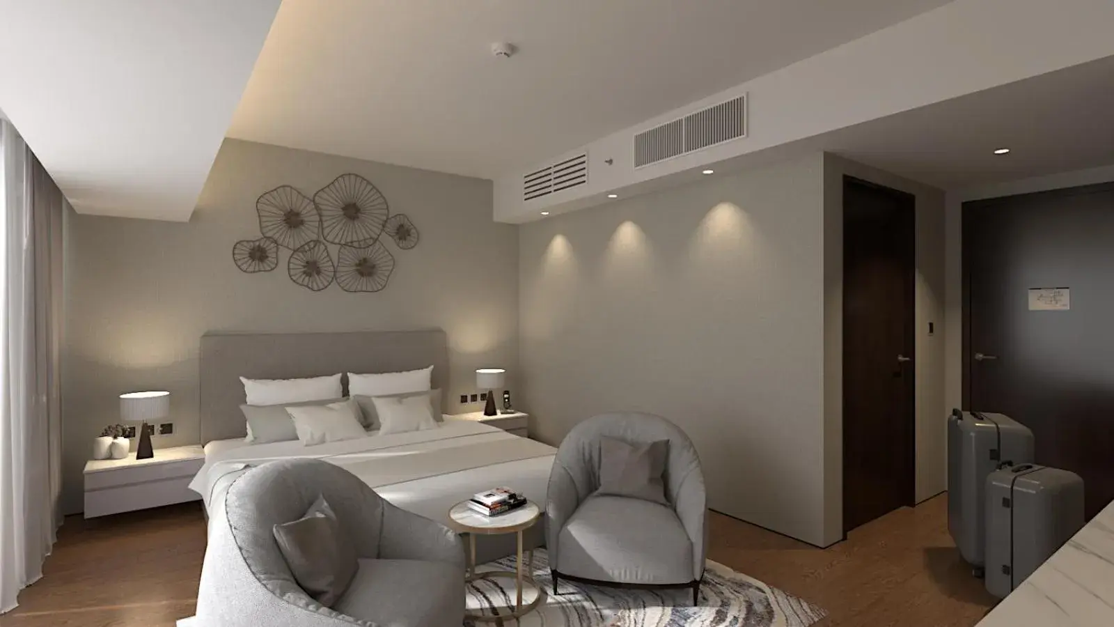 Bedroom, Bed in Oakwood Makati Avenue Bedroom, Bed in Oakwood Makati Avenue