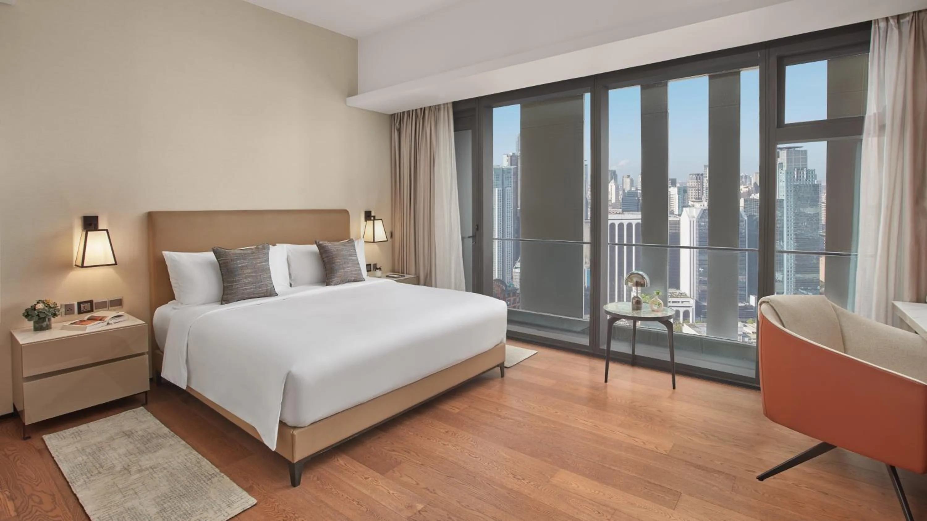 Bed in Oakwood Makati Avenue