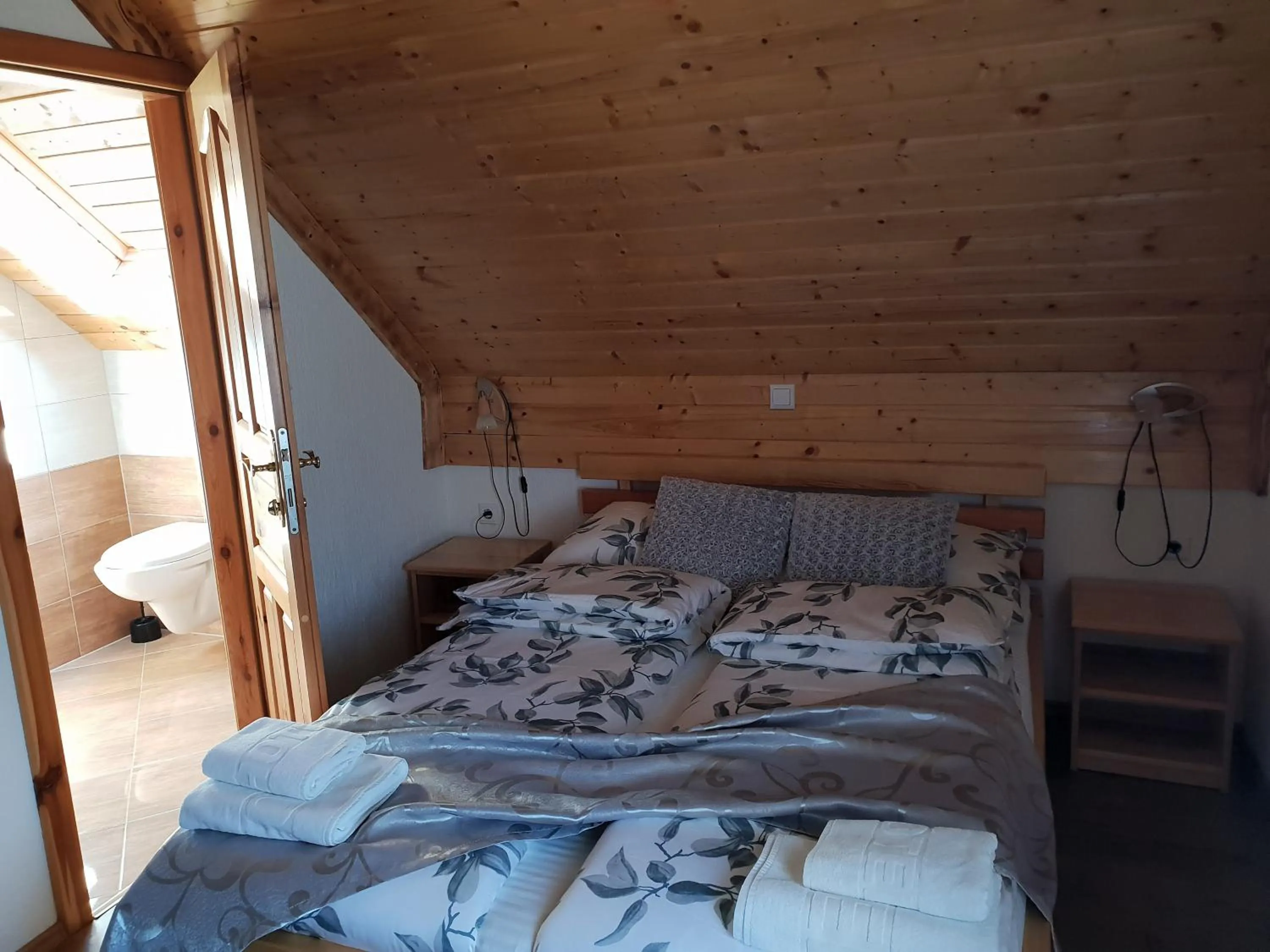 Bed in Guest House Plitvice Waterfall