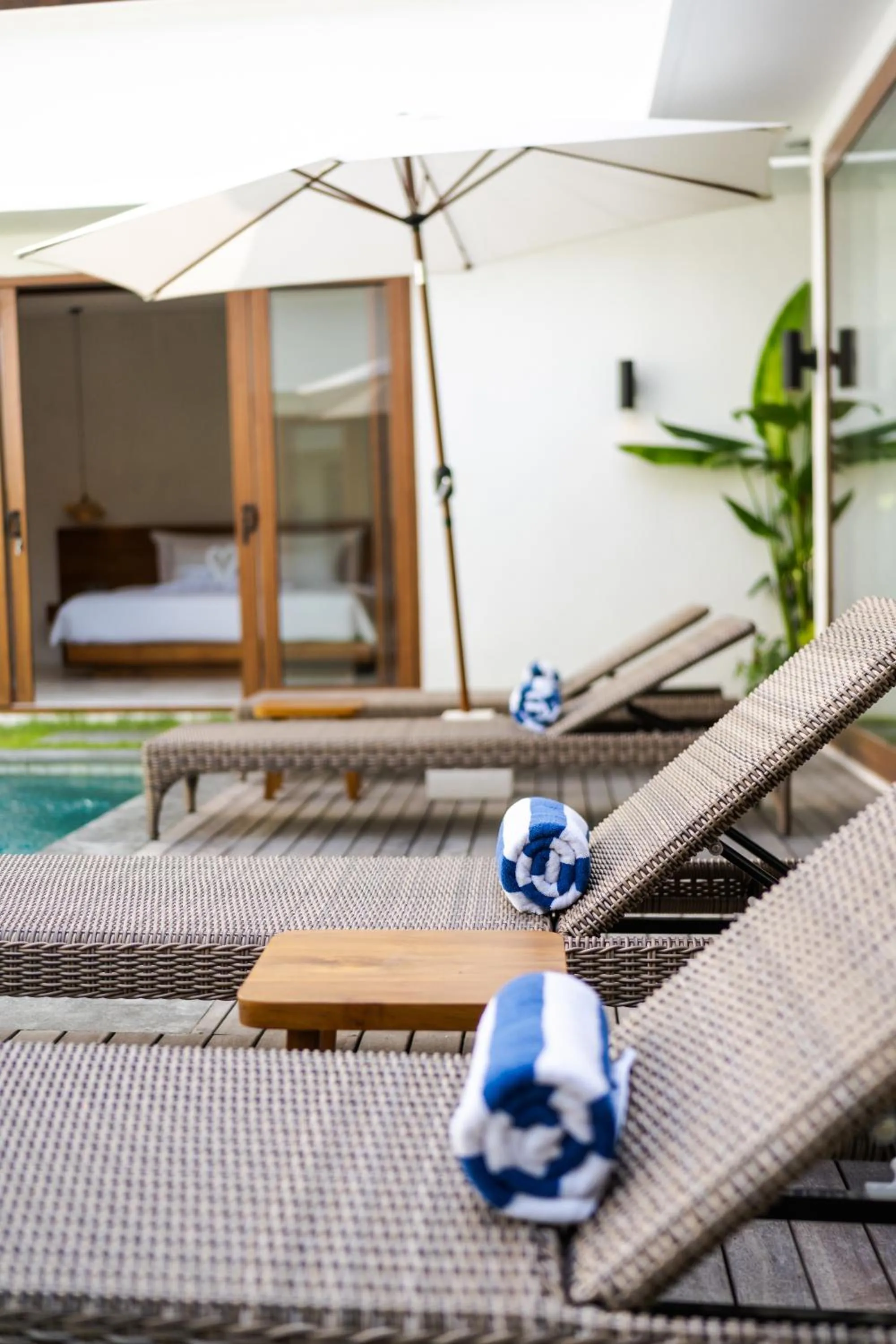 sunbed in J4 Villas Sanur