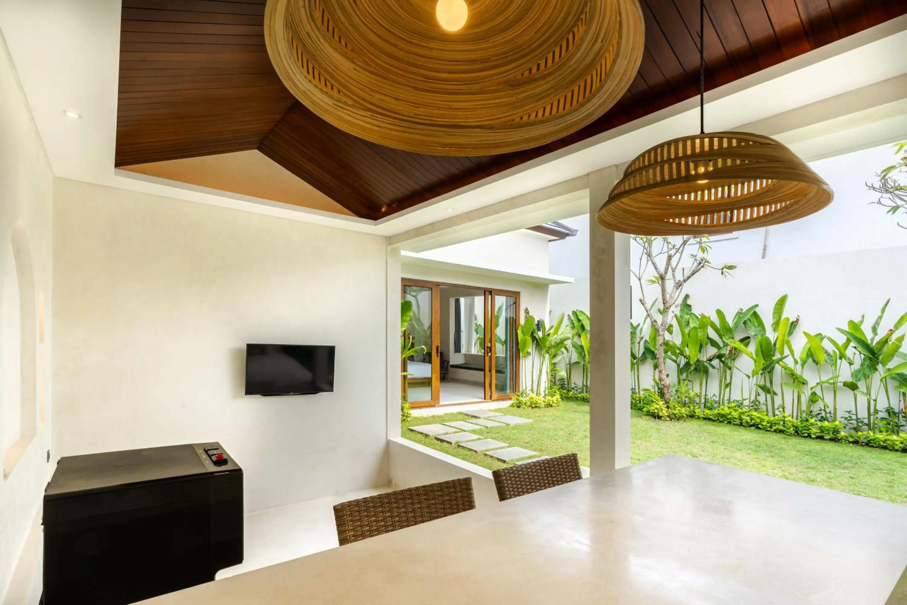 Communal lounge/ TV room in J4 Villas Sanur