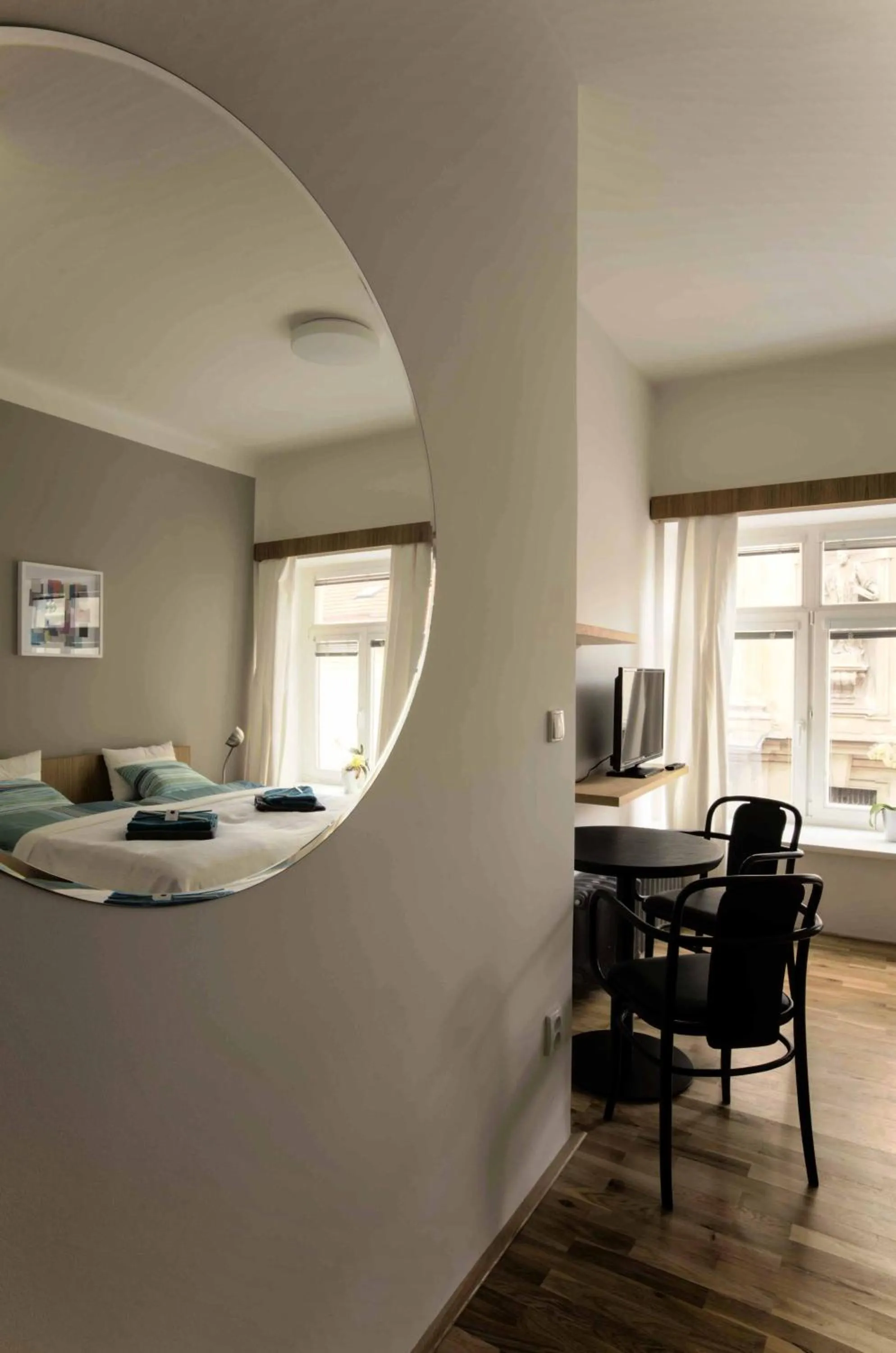 Seating area in Bed and breakfast Placzek