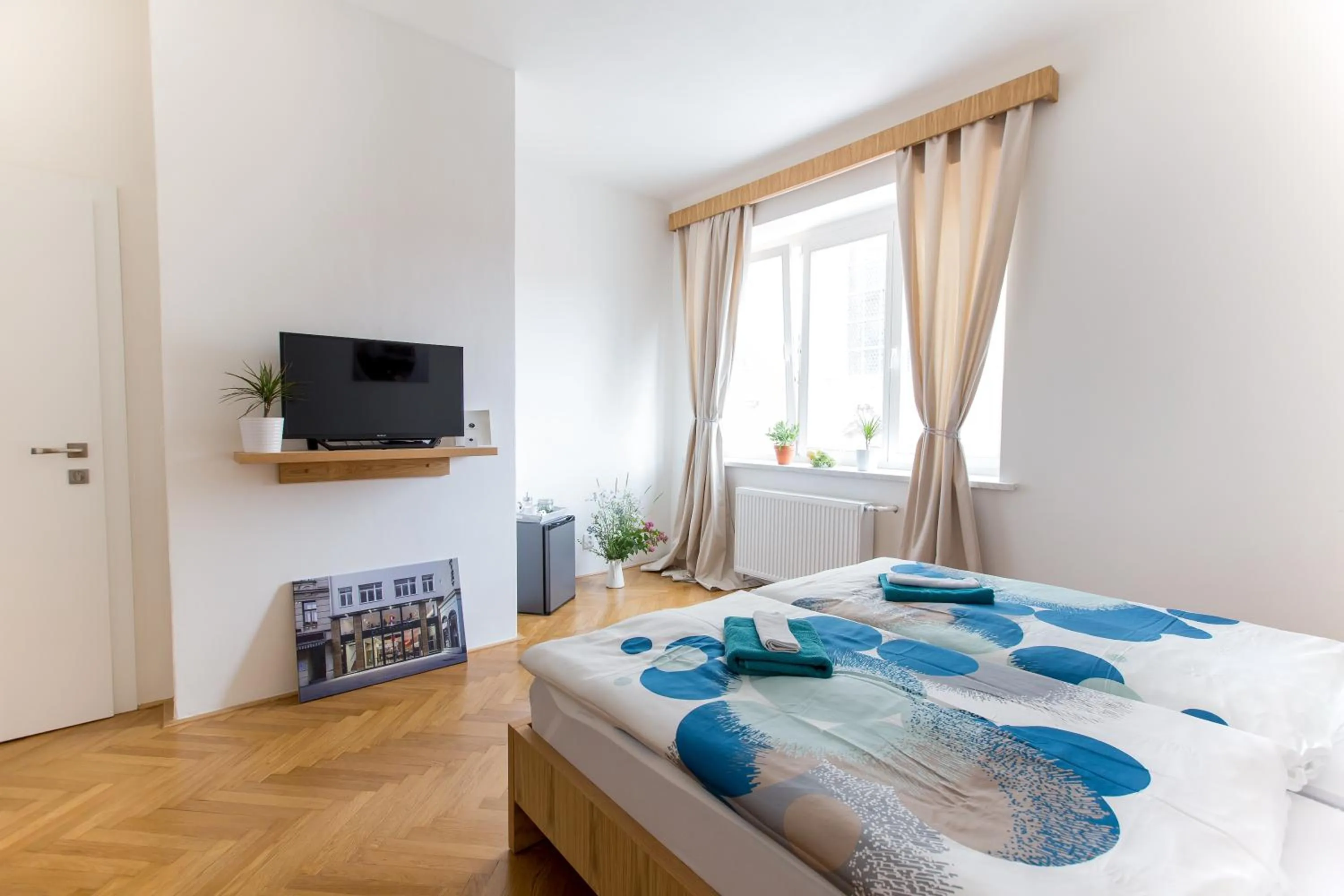 Bedroom, Bed in Bed and breakfast Placzek