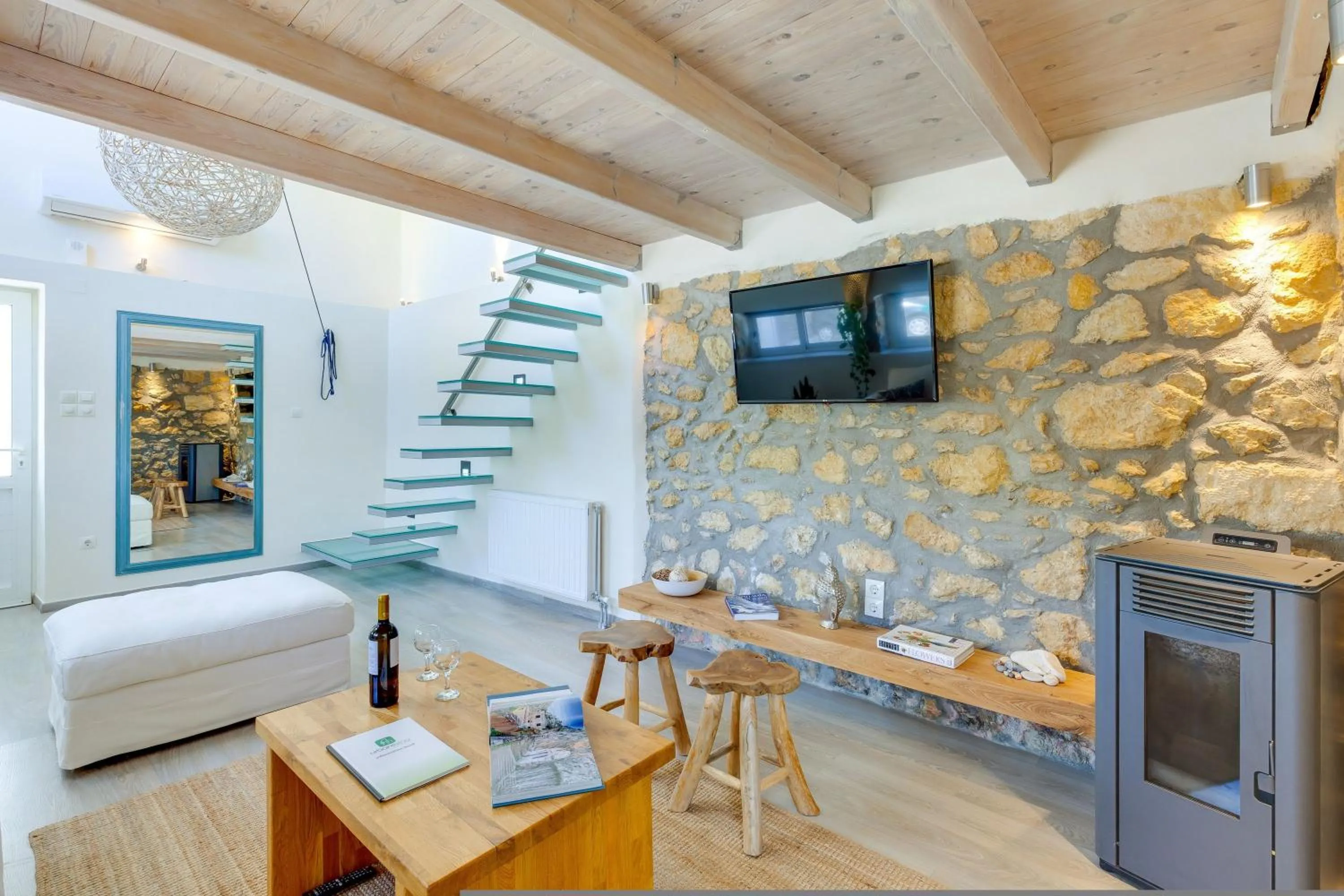 Living room in Chania Urban Living - Live like a local