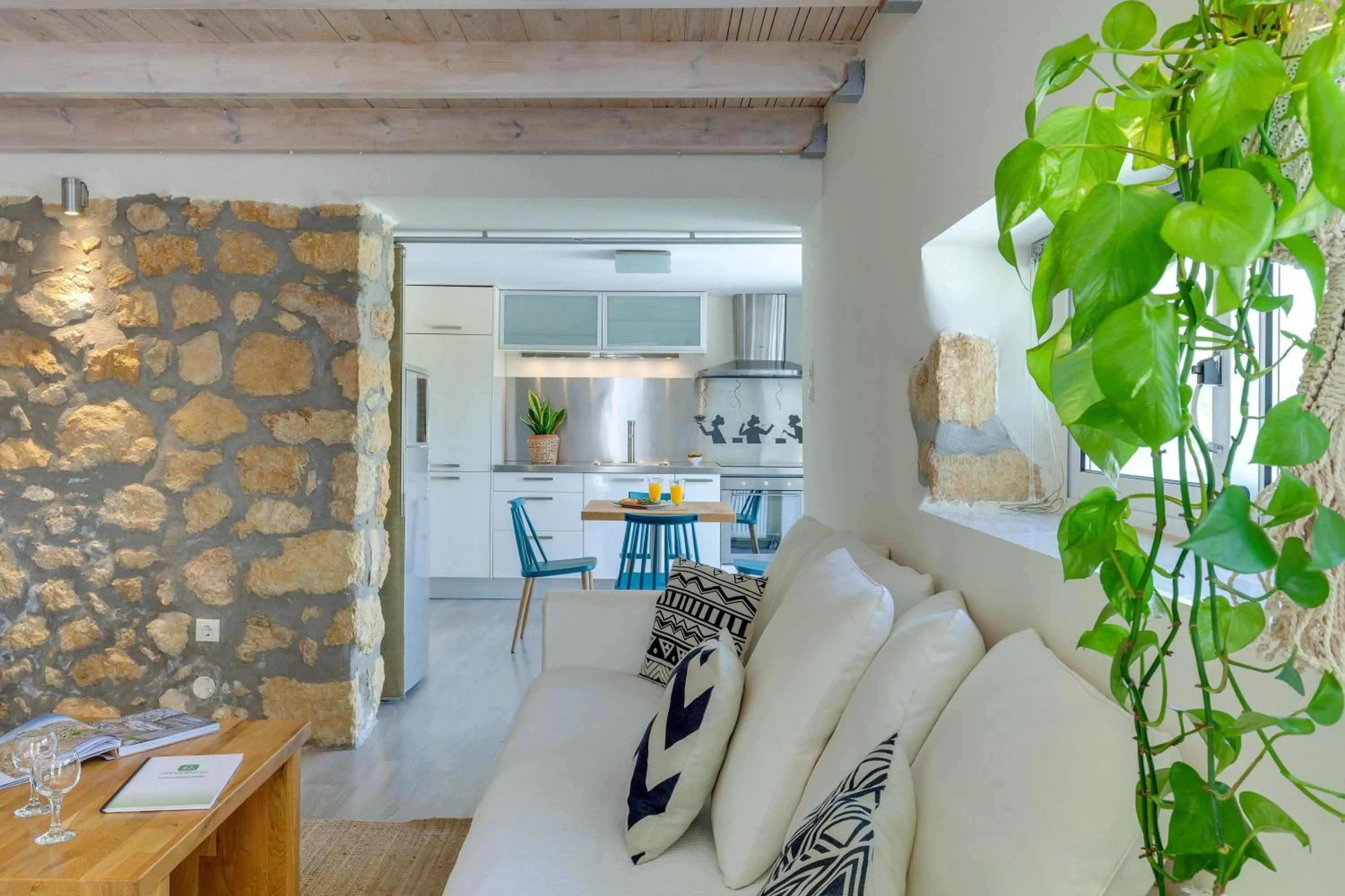 Living room in Chania Urban Living - Live like a local