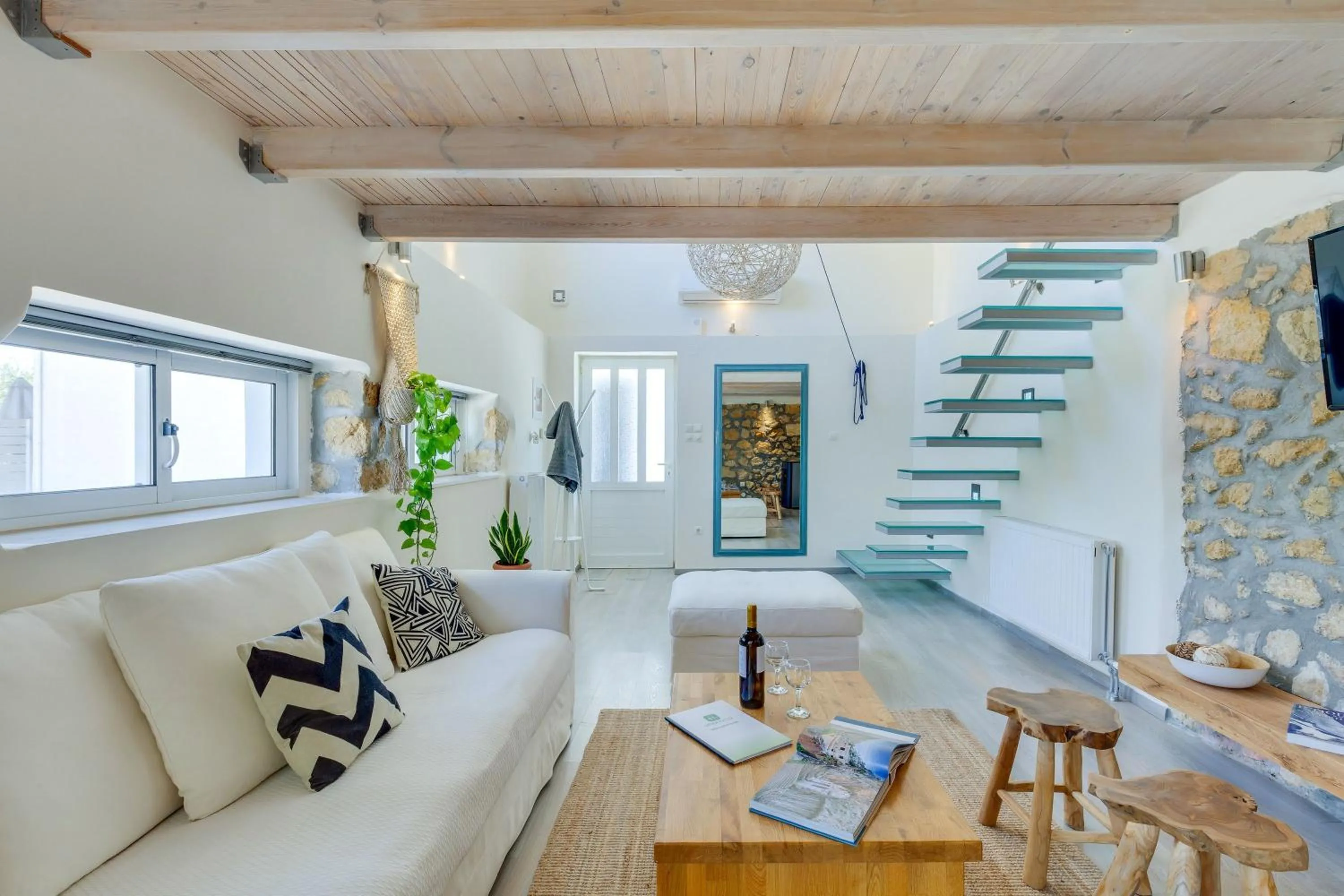 Living room in Chania Urban Living - Live like a local