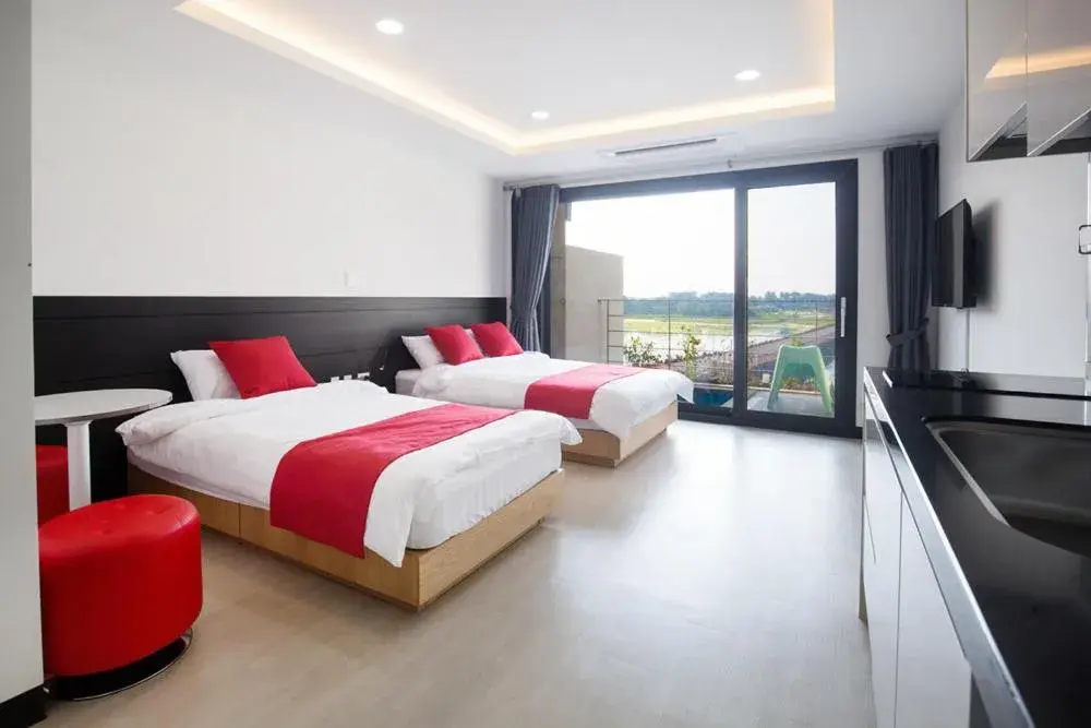 Bed in Jeju Chrismas Resort Bed in Jeju Chrismas Resort