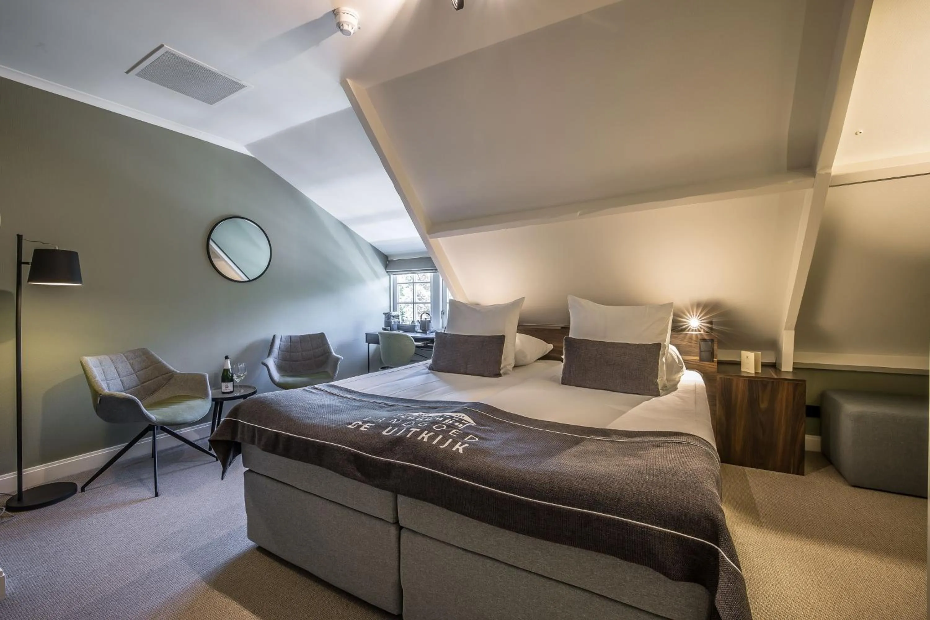 Bed in Landgoed De Uitkijk Hellendoorn