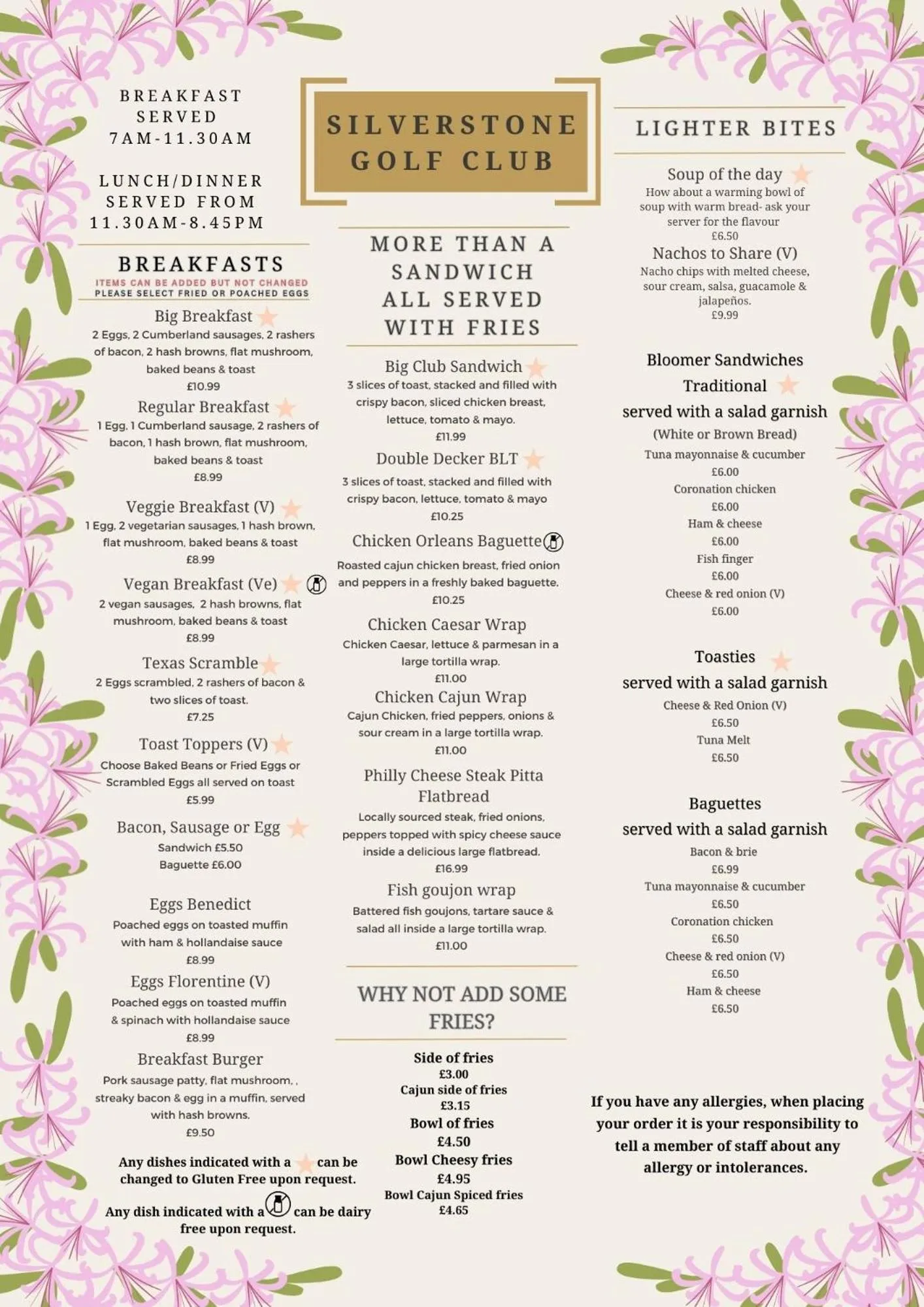 Restaurant/places to eat in Silverstone Golf Club And Hotel