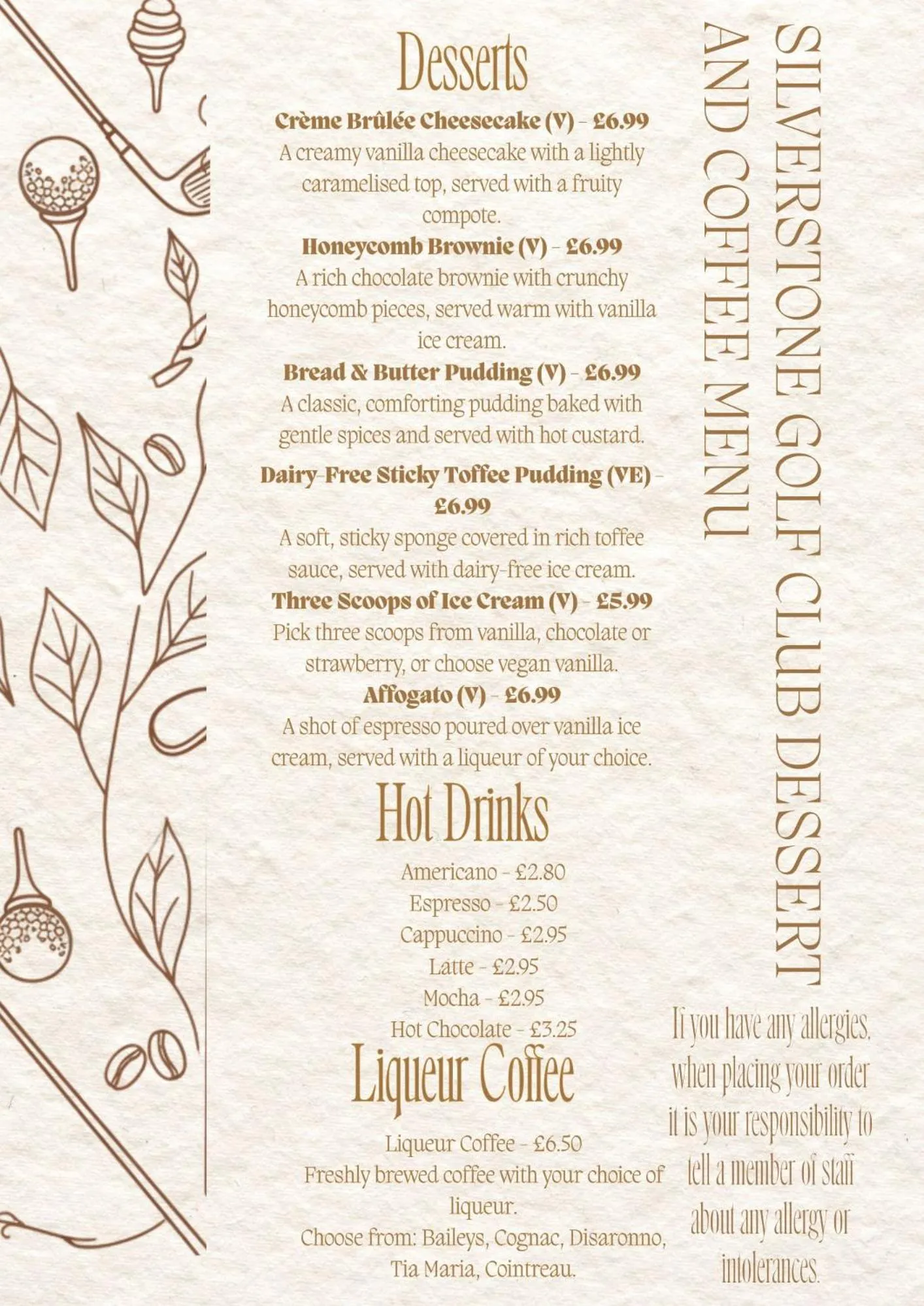 Restaurant/places to eat in Silverstone Golf Club And Hotel