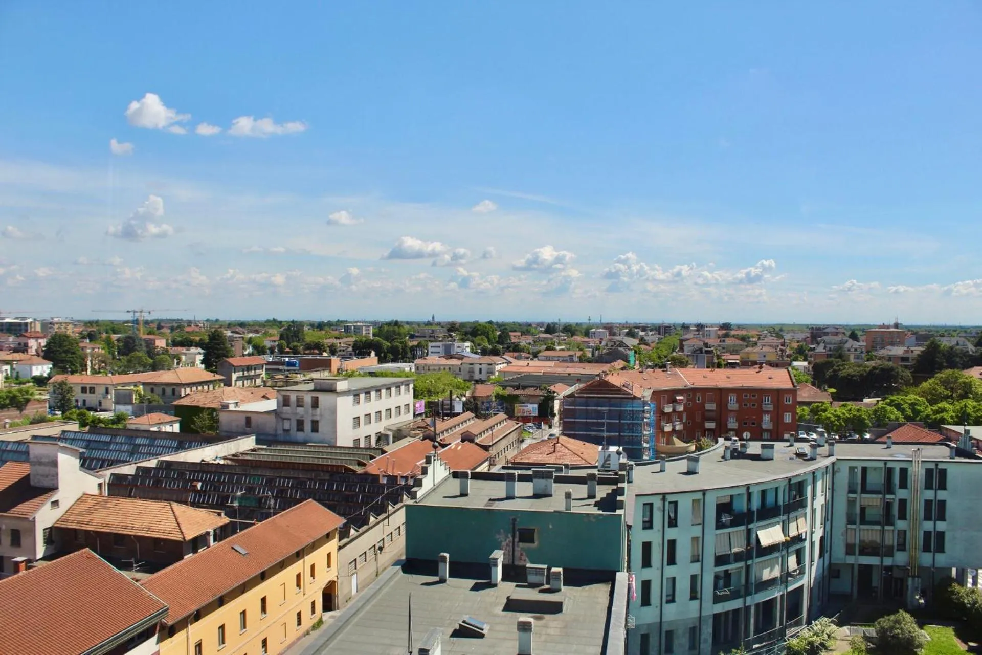 City view in Tower Hotel Malpensa