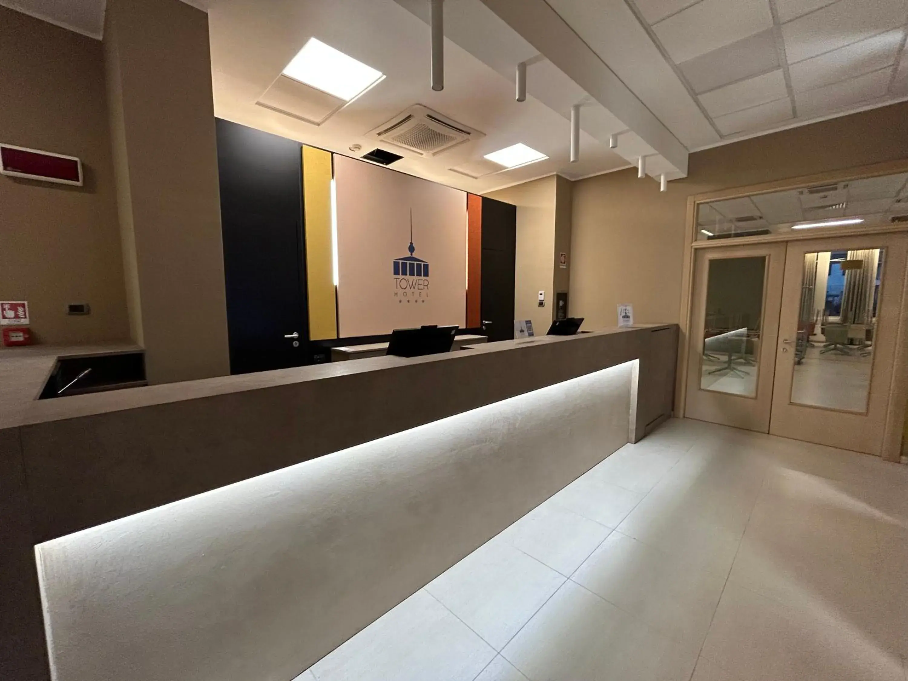 Lobby or reception in Tower Hotel Malpensa Lobby or reception in Tower Hotel Malpensa