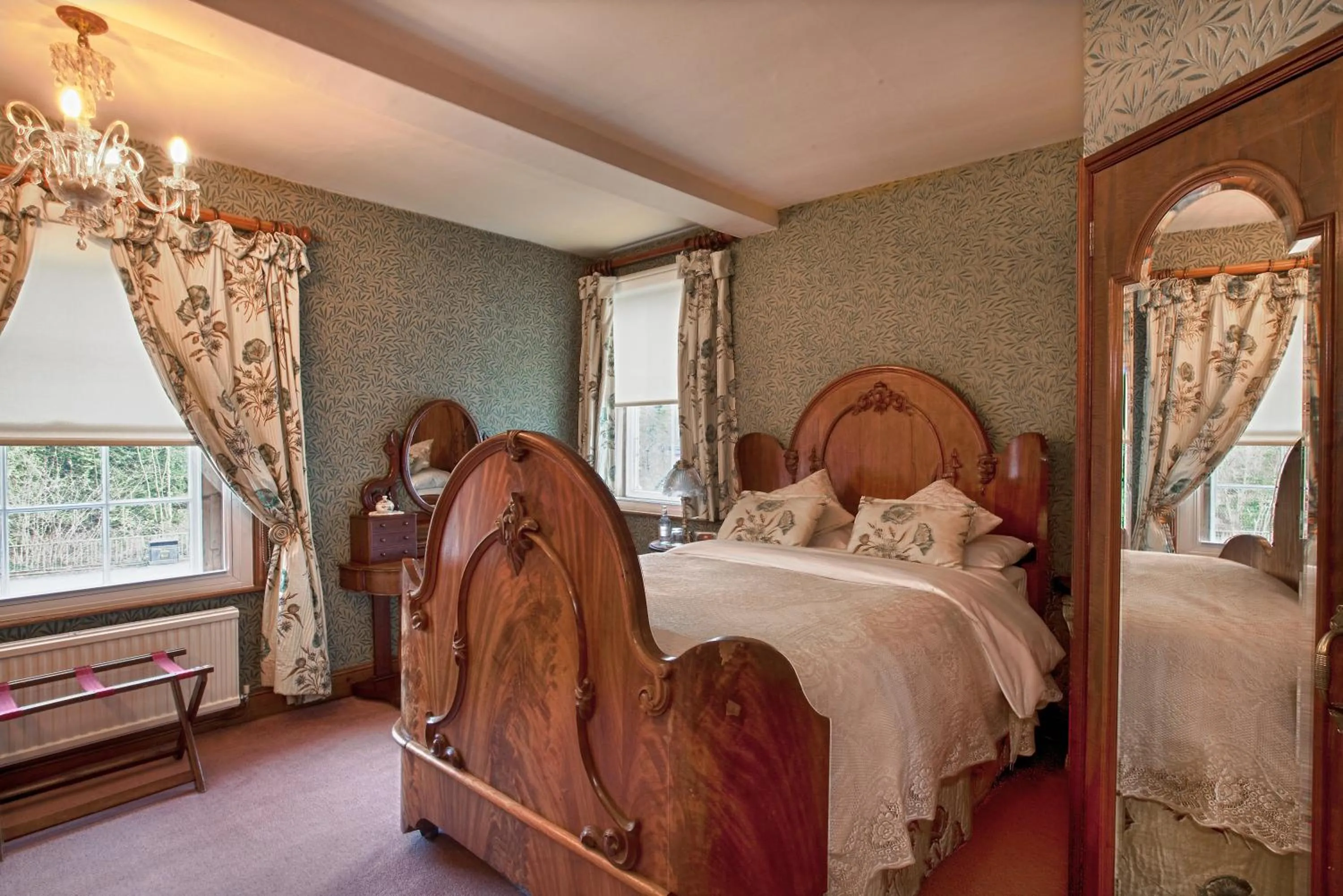 Bed in Hodgkinsons Hotel Matlock Bath