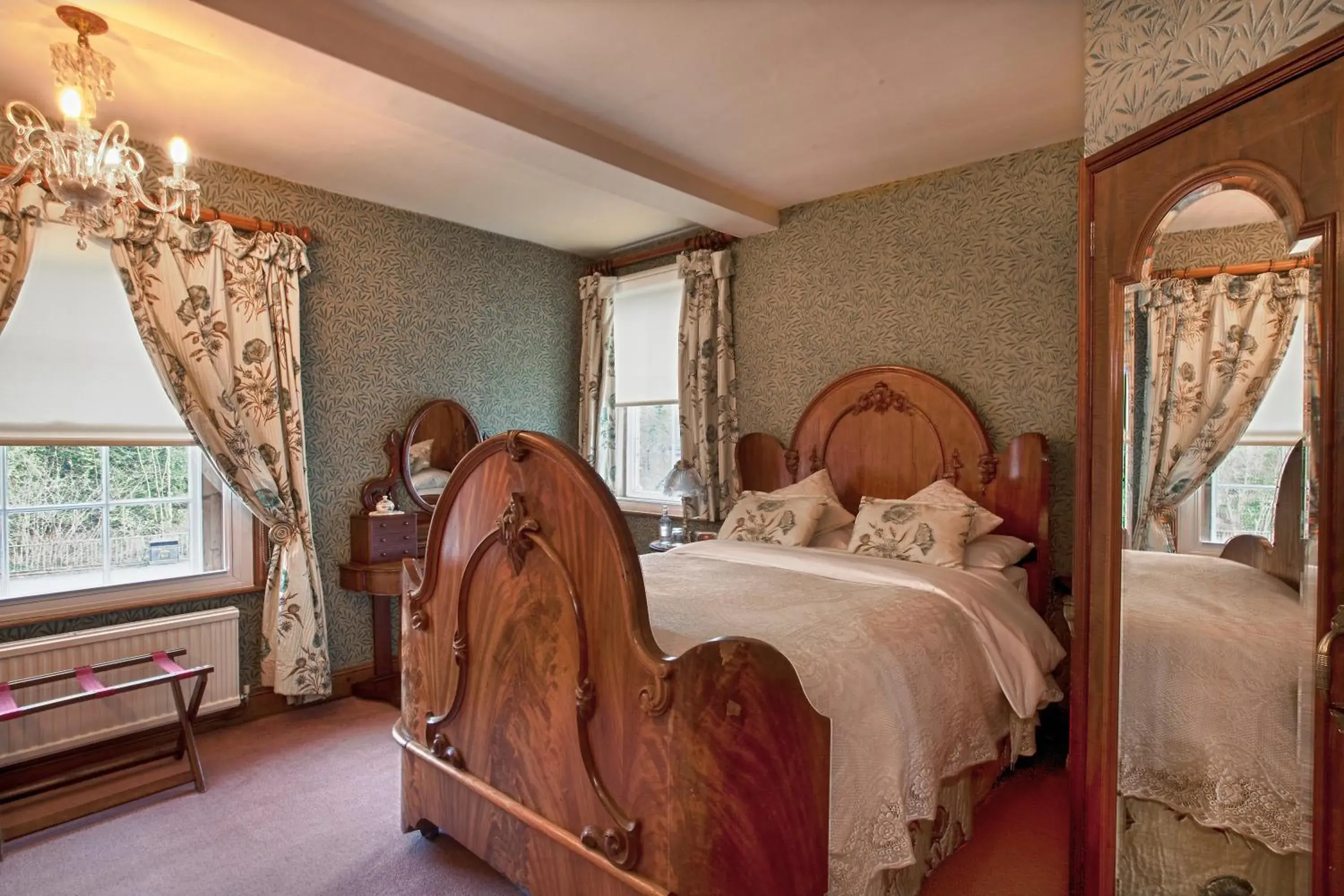 Deluxe Double Room in Hodgkinsons Hotel Matlock Bath Deluxe Double Room in Hodgkinsons Hotel Matlock Bath