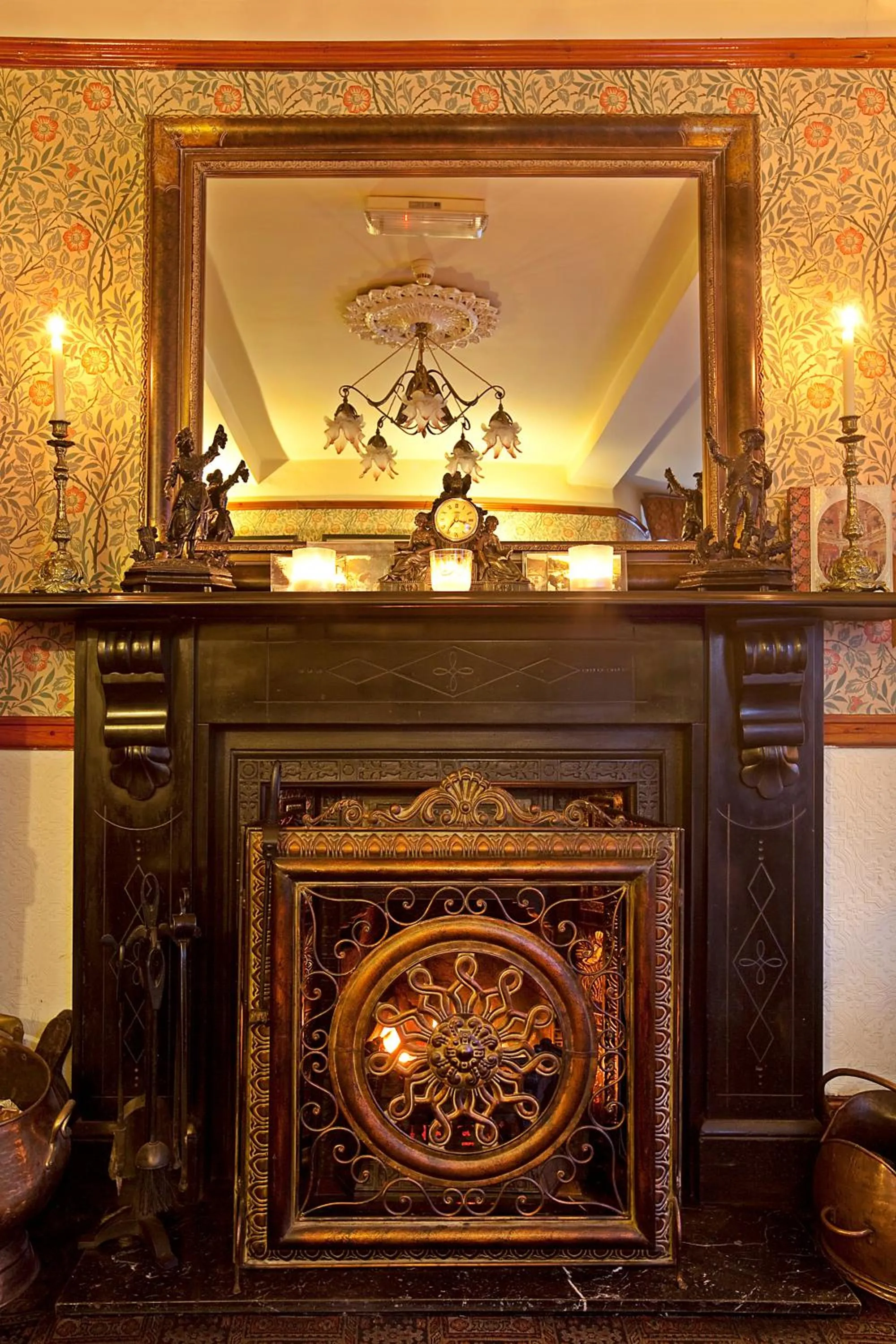 Decorative detail in Hodgkinsons Hotel Matlock Bath