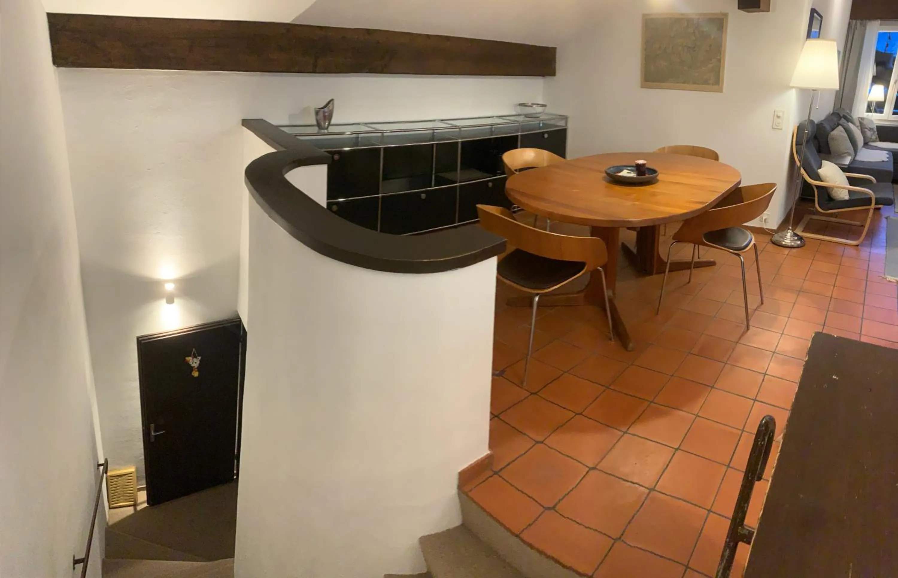 Dining area in Ferienwohnung Murschetg