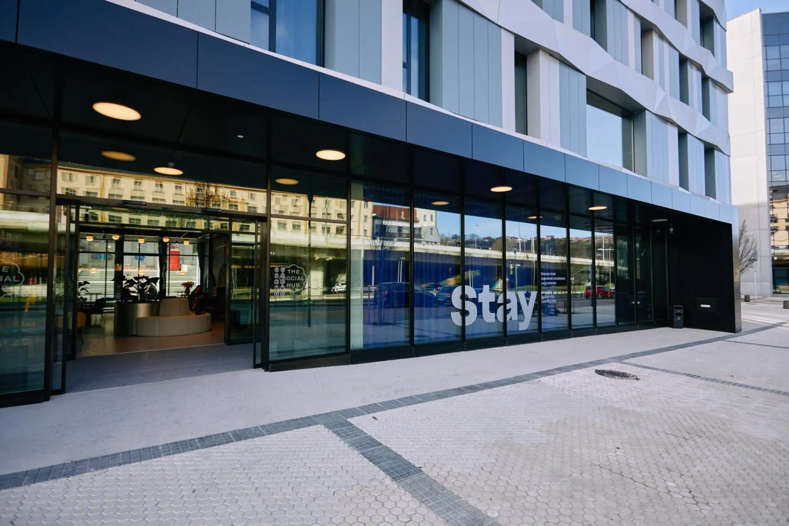 Property building in The Social Hub San Sebastián Property building in The Social Hub San Sebastián