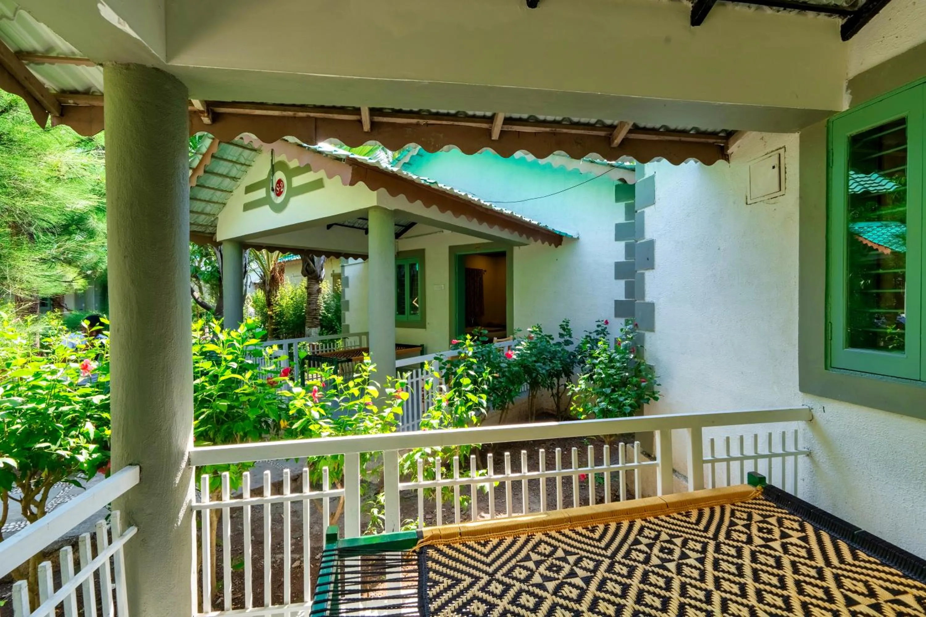 Facade/entrance in Saavaj Resort, Sasan Gir - Where Wilderness Meets Luxury