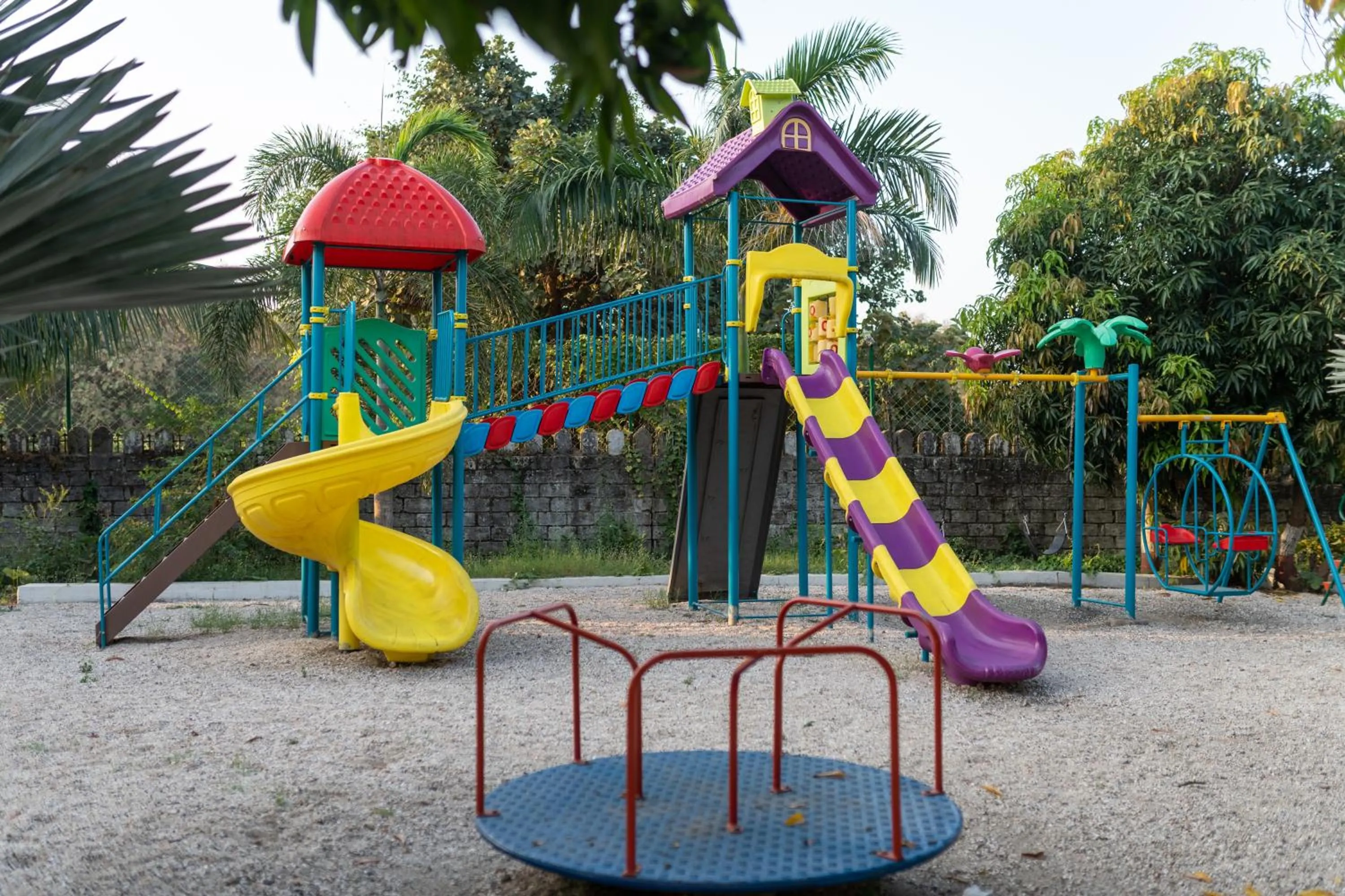 Children play ground in Saavaj Resort, Sasan Gir - Where Wilderness Meets Luxury