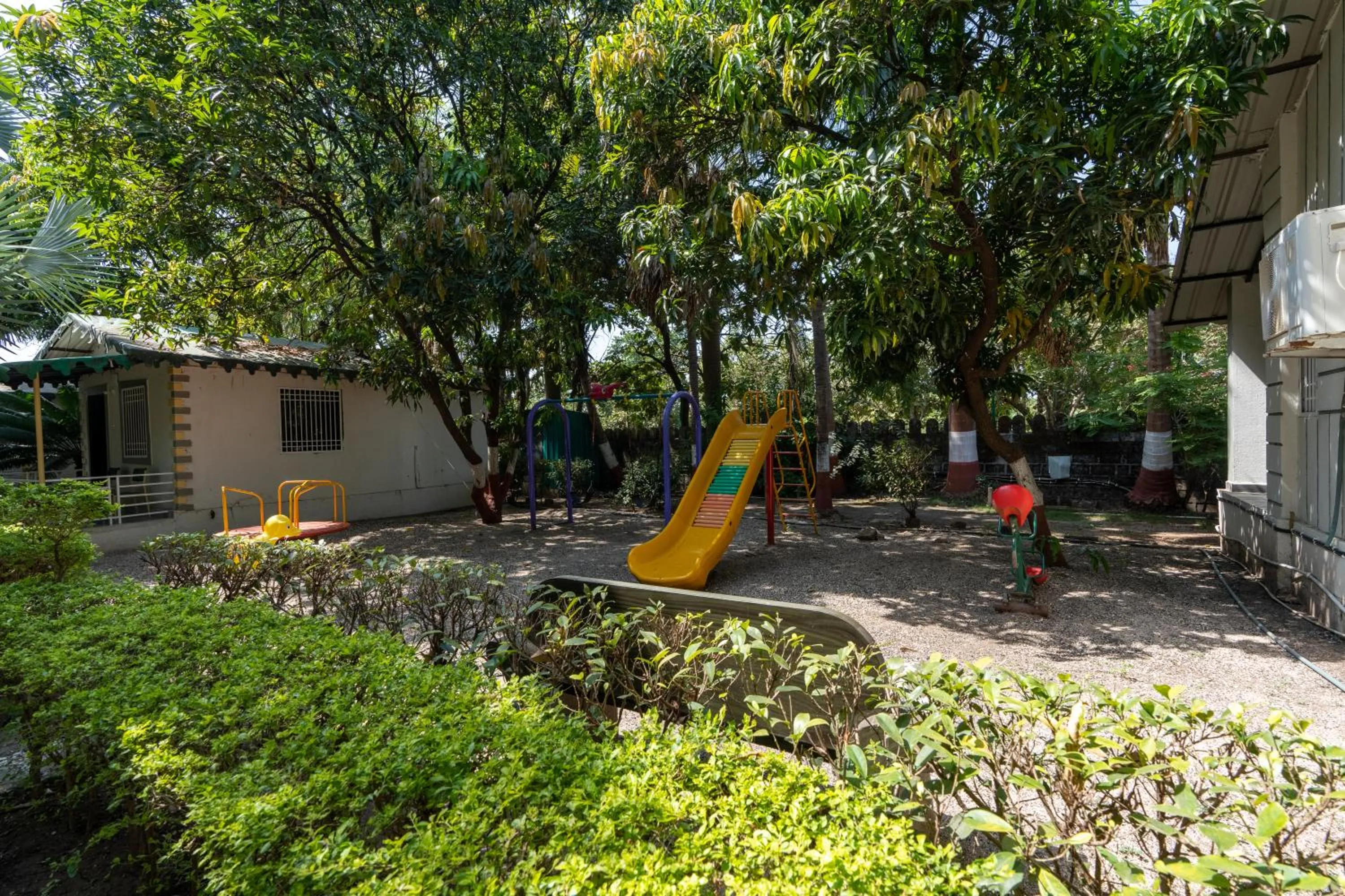 Children play ground in Saavaj Resort, Sasan Gir - Where Wilderness Meets Luxury