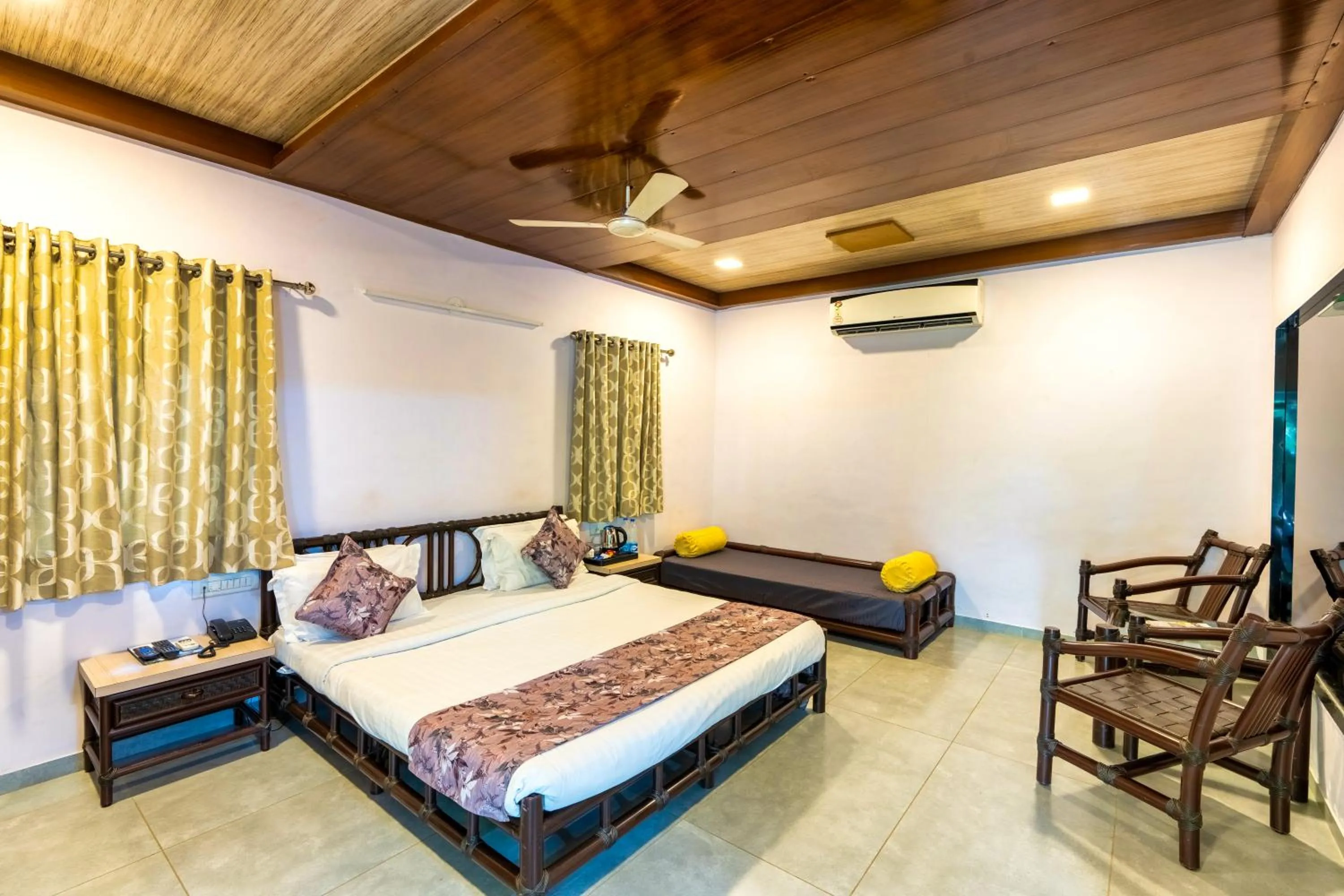 Bed in Saavaj Resort, Sasan Gir - Where Wilderness Meets Luxury