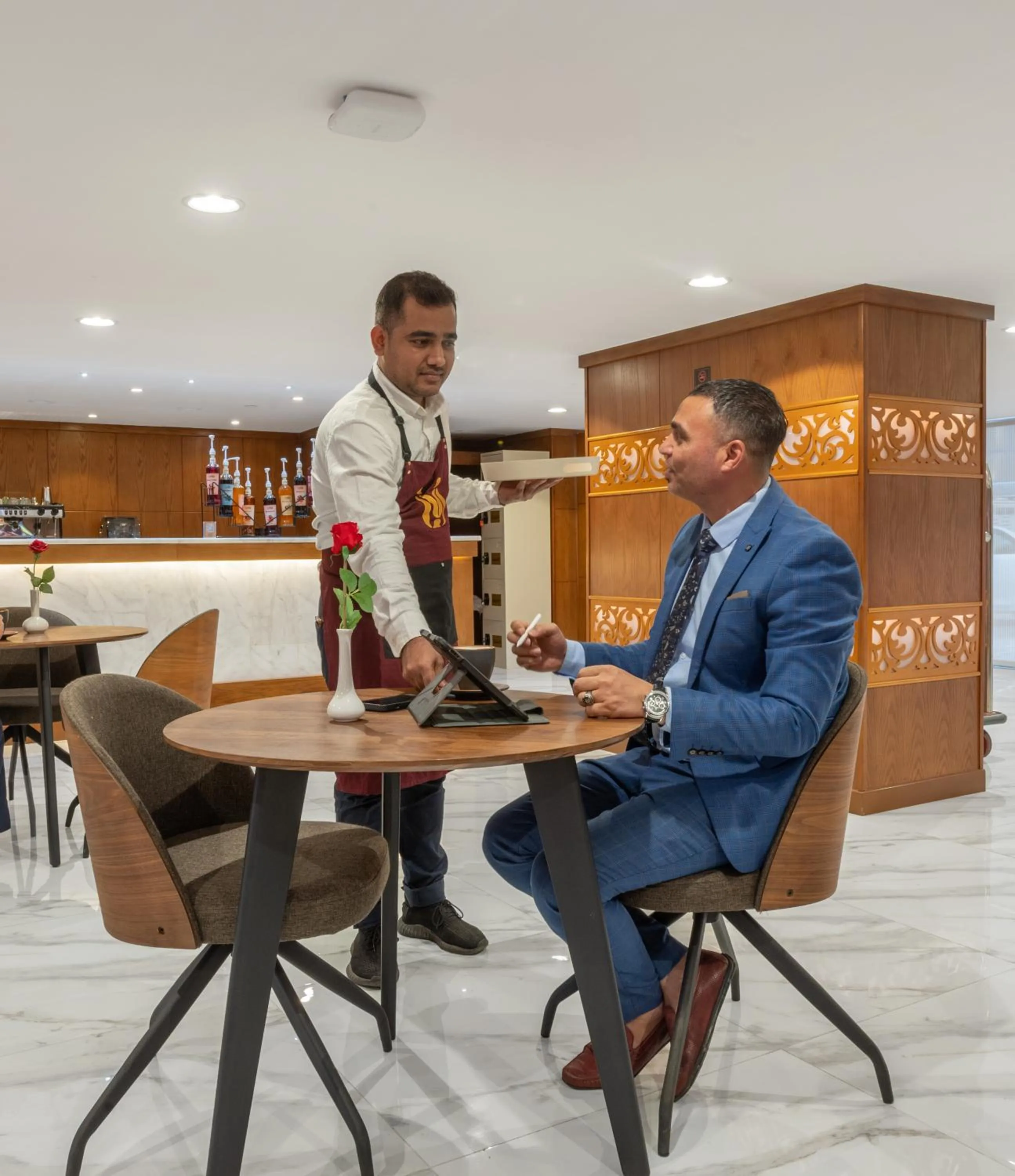 Lounge or bar in Rose Jeddah Hotel 2
