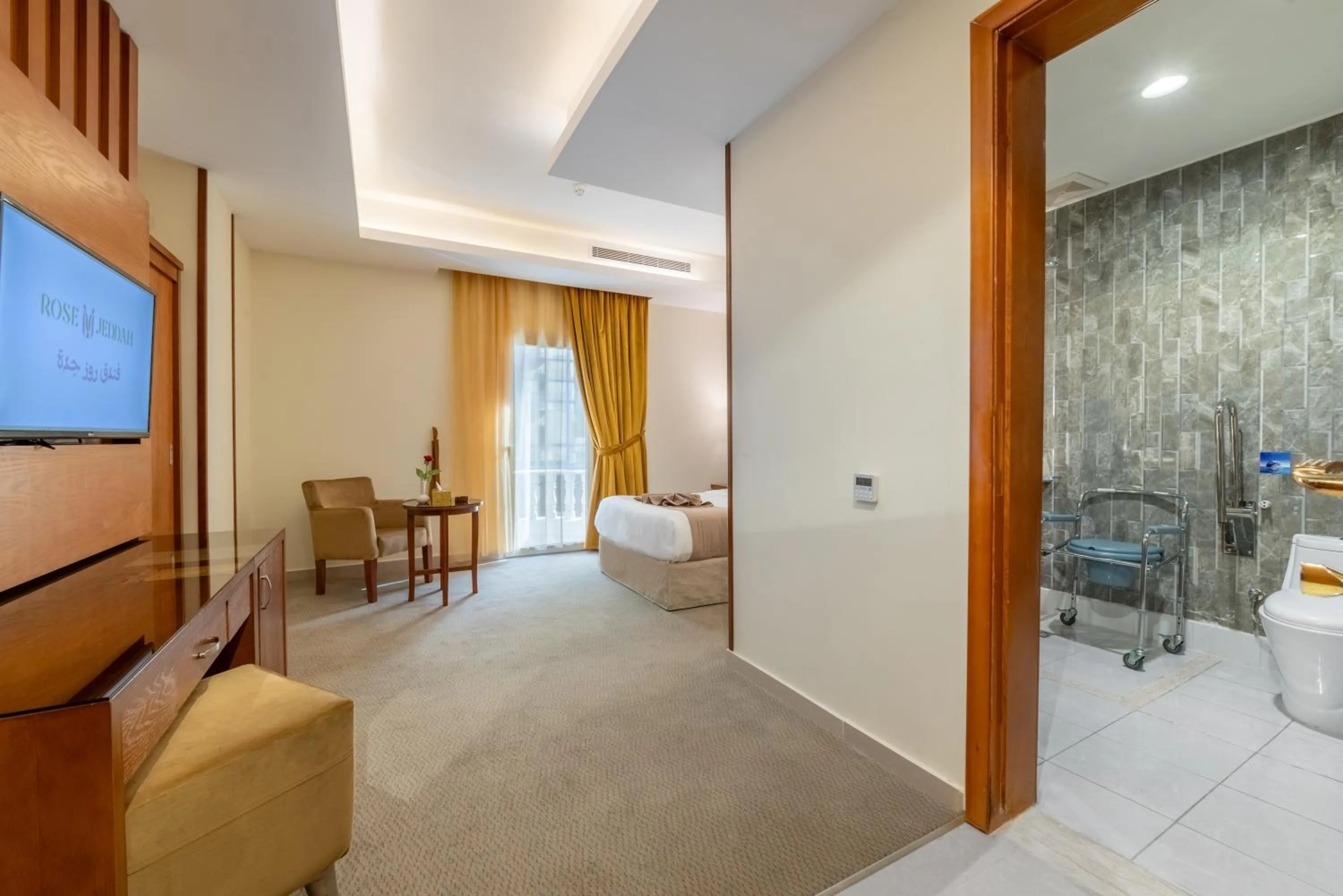 Toilet in Rose Jeddah Hotel 2