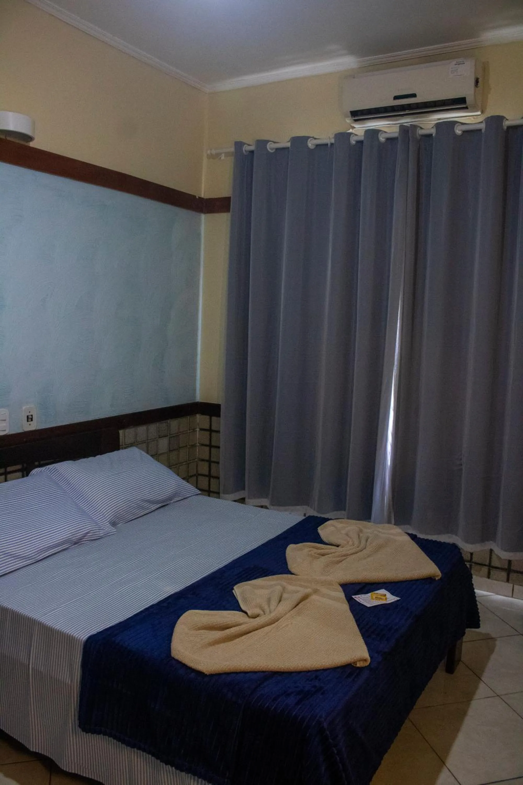 Bed in Hotel São Charbel