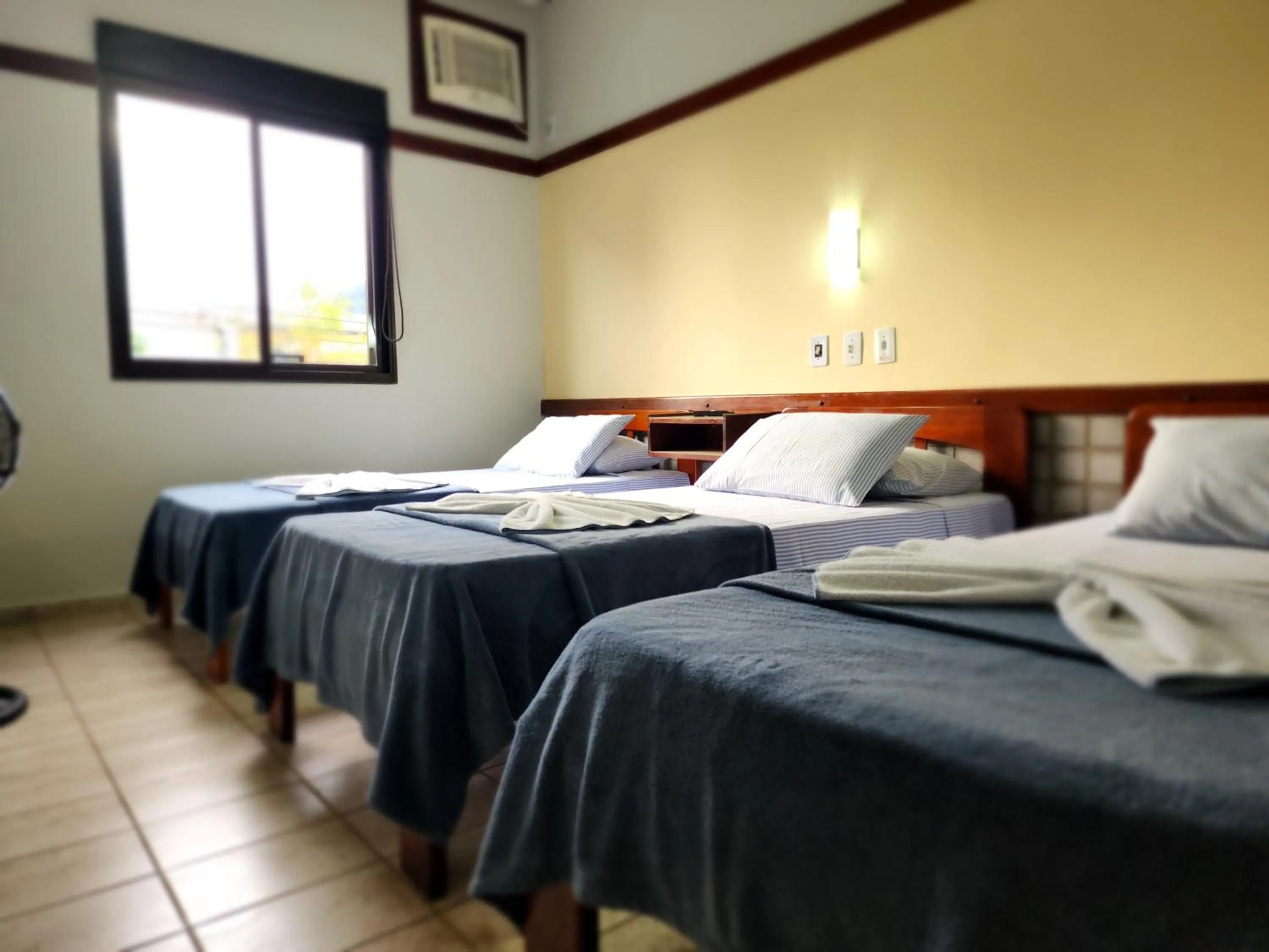 Bed in Hotel São Charbel