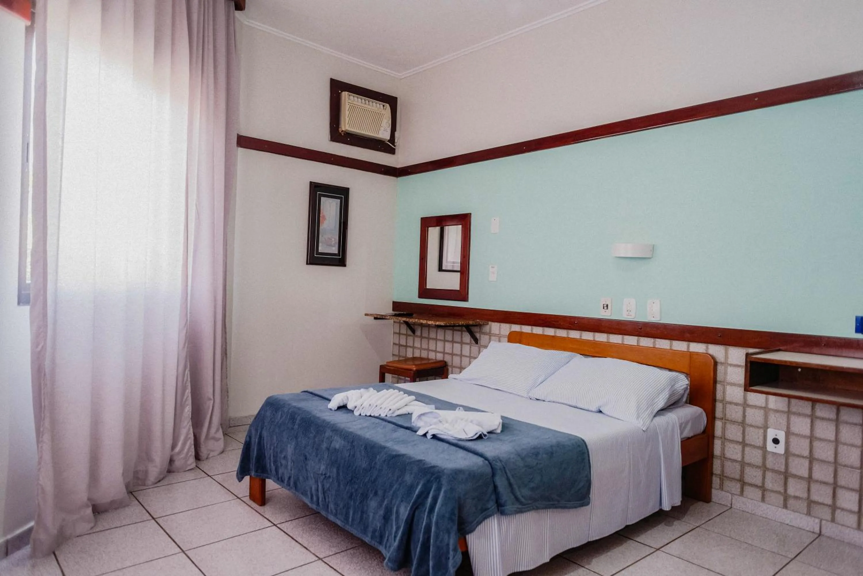 Bed in Hotel São Charbel