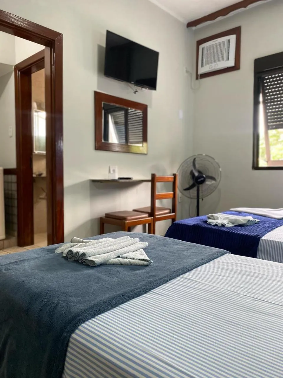 Bed in Hotel São Charbel