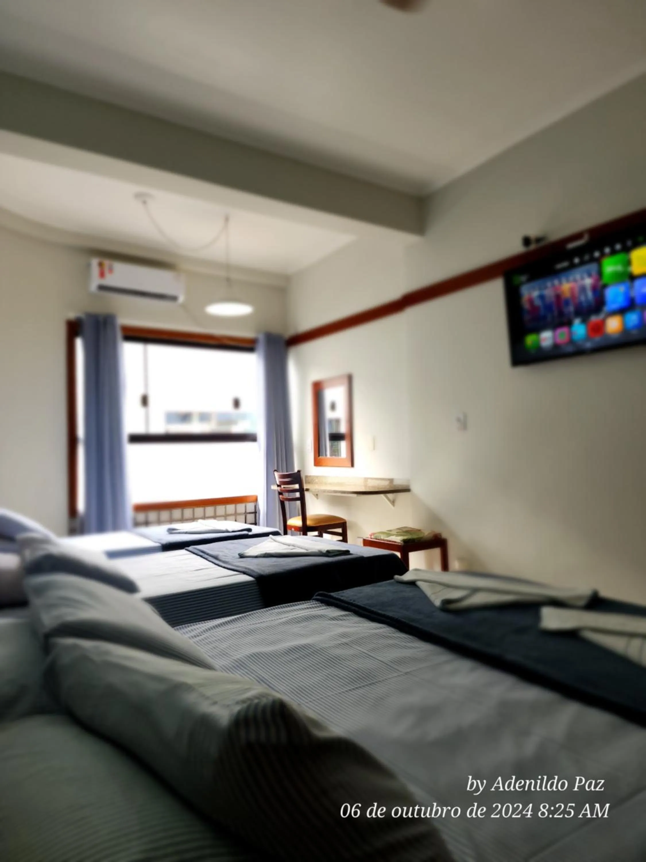 Bed in Hotel São Charbel