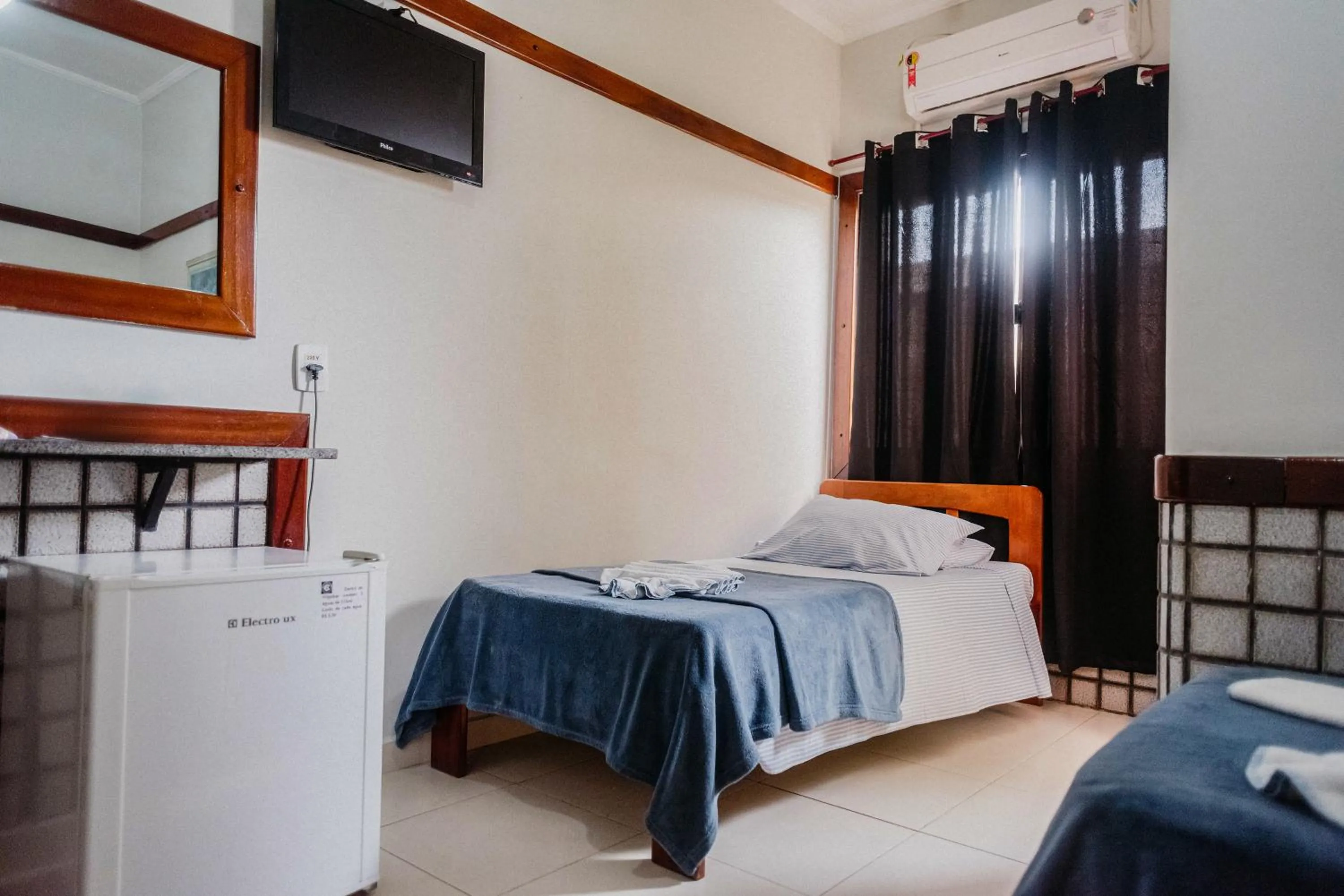 Bed in Hotel São Charbel