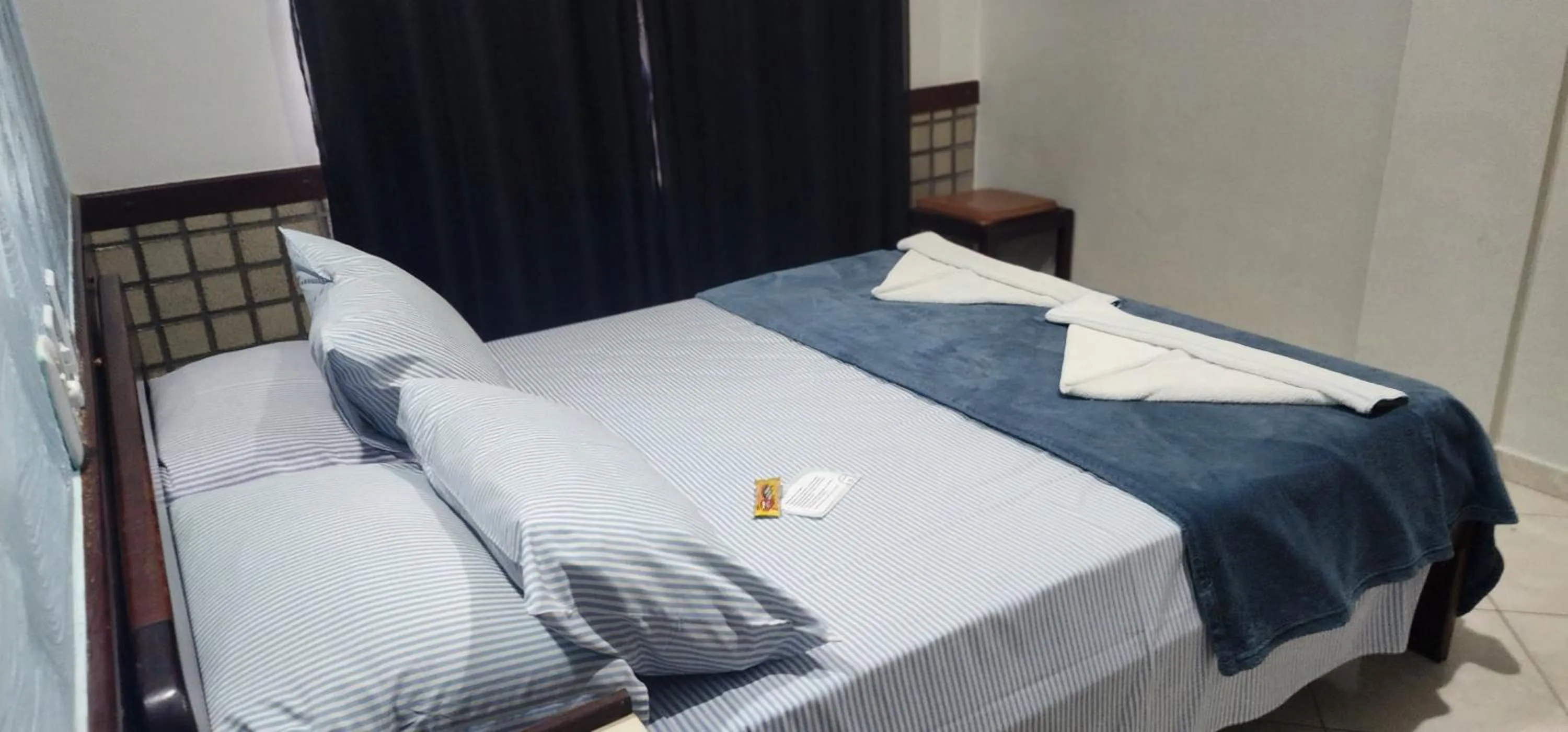 Bed in Hotel São Charbel